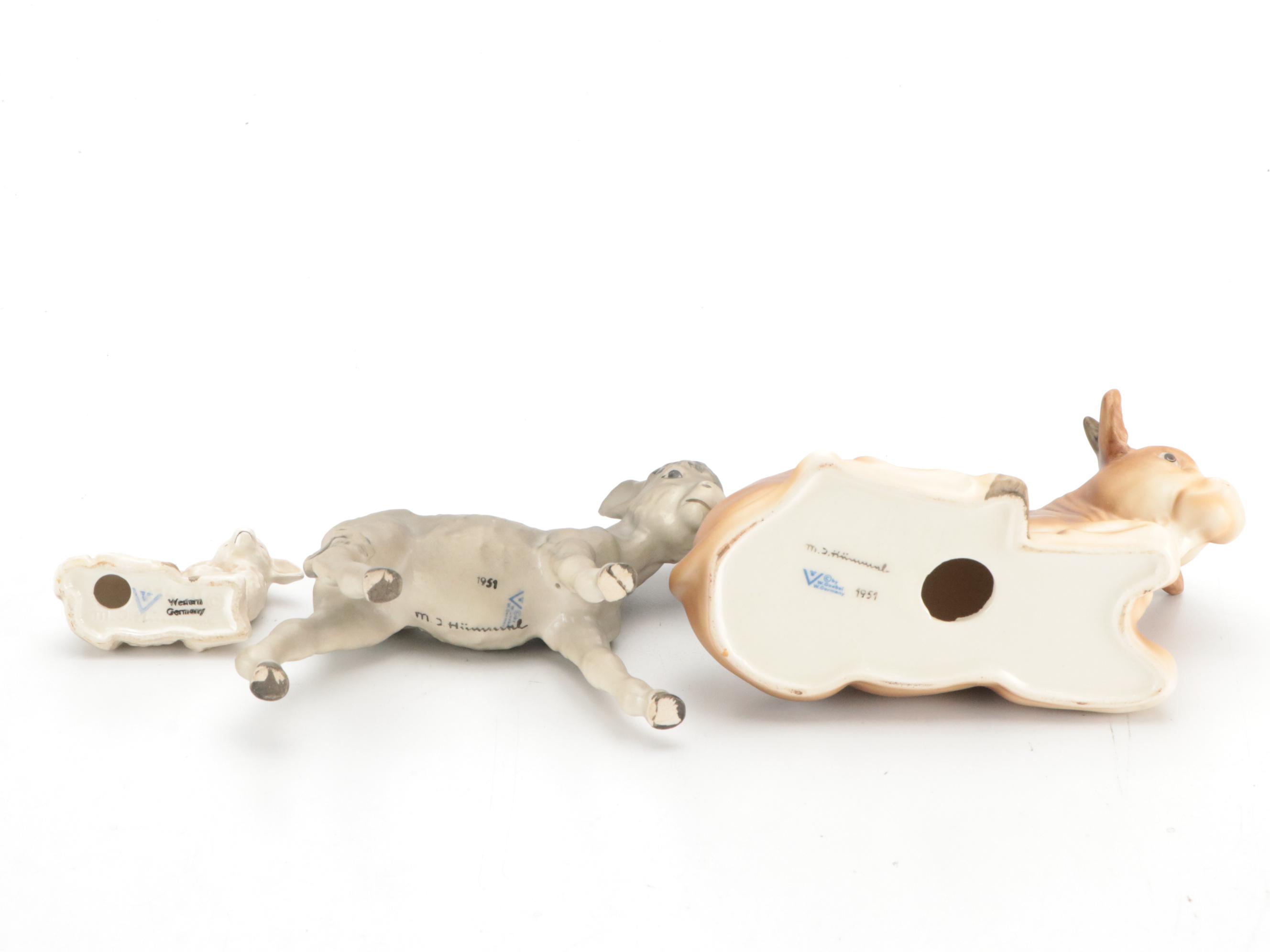 Goebel Porcelain Nativity Figurines, 1951