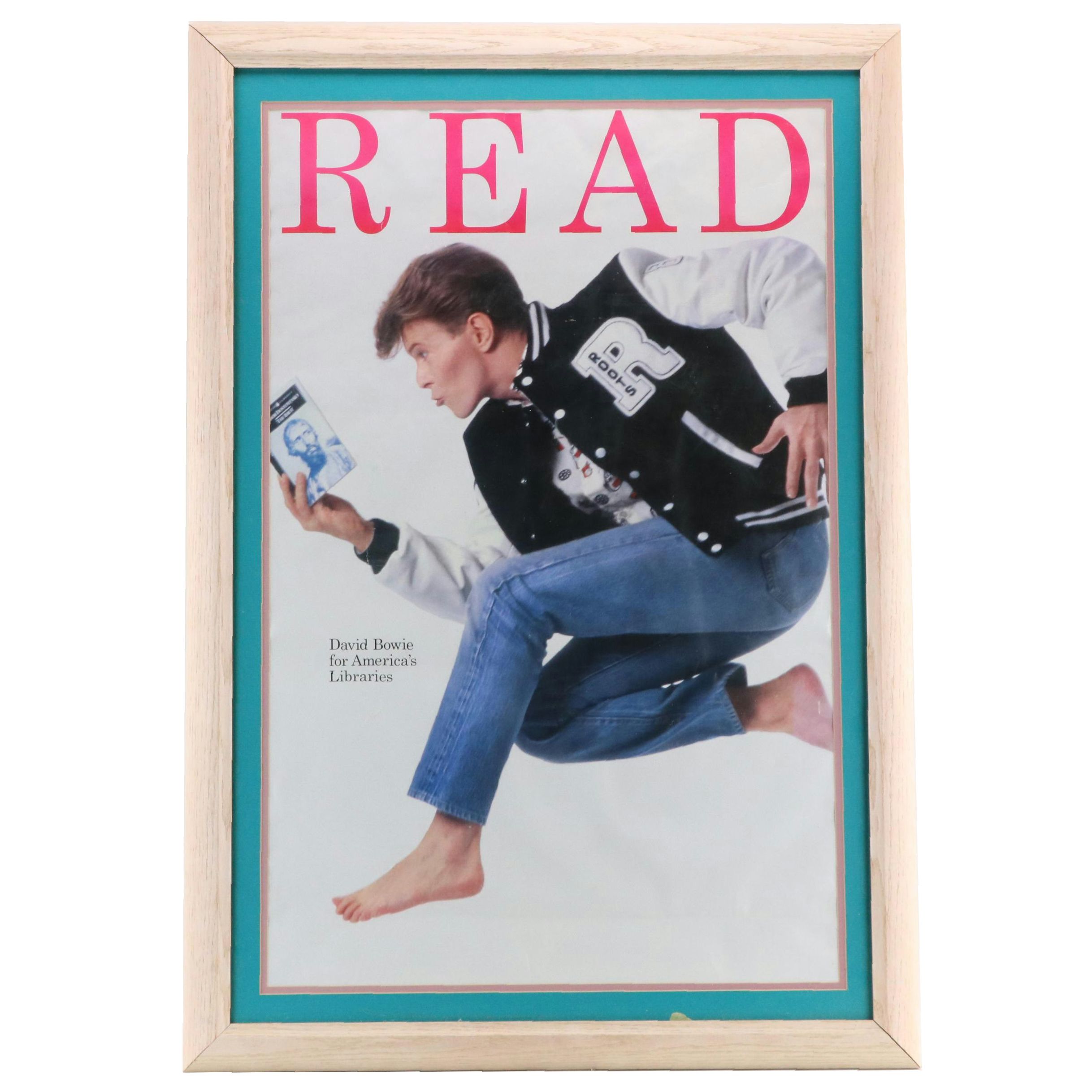 American Library Association David Bowie "READ" Poster, 1987