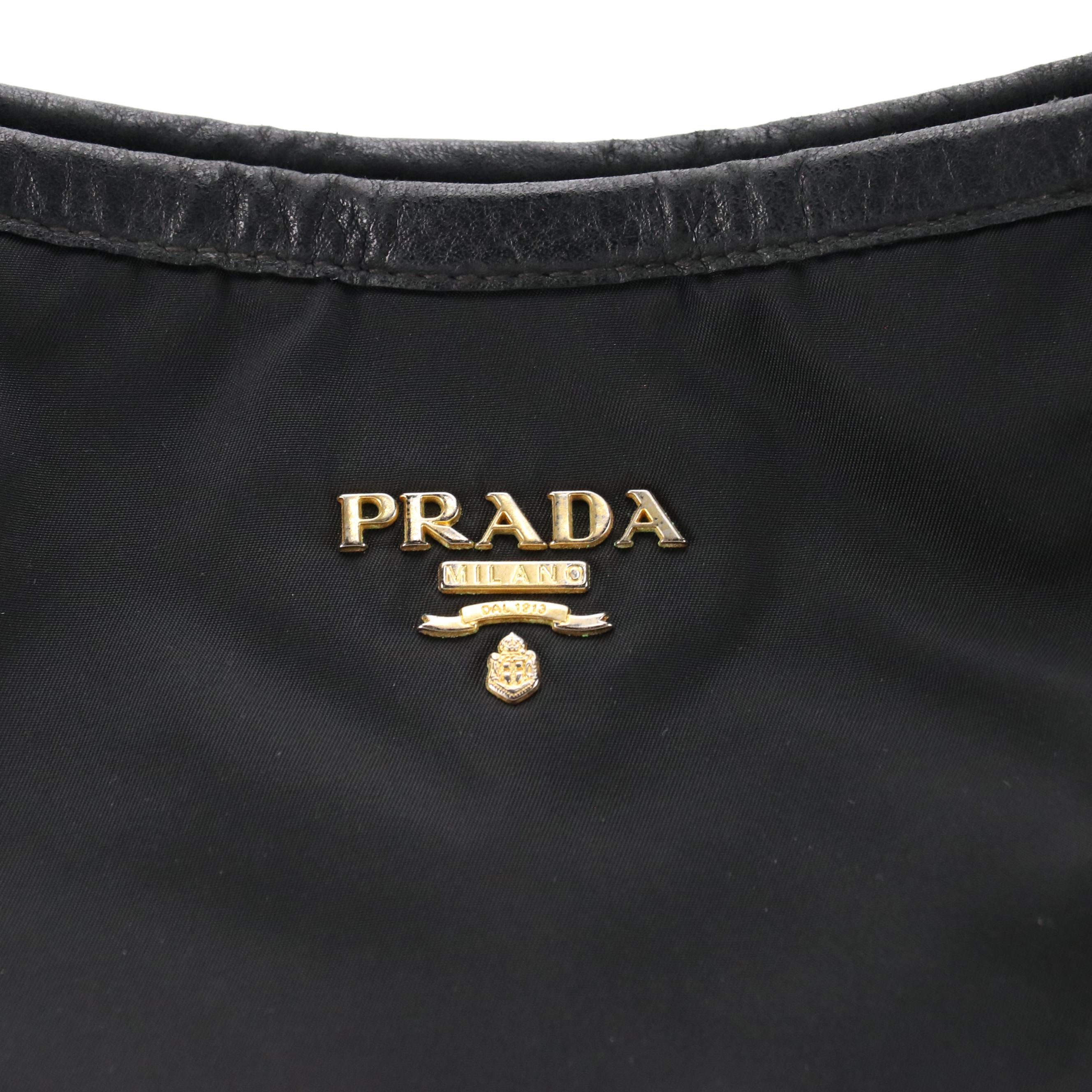 Prada Black Tessuto Nylon Shoulder Bag