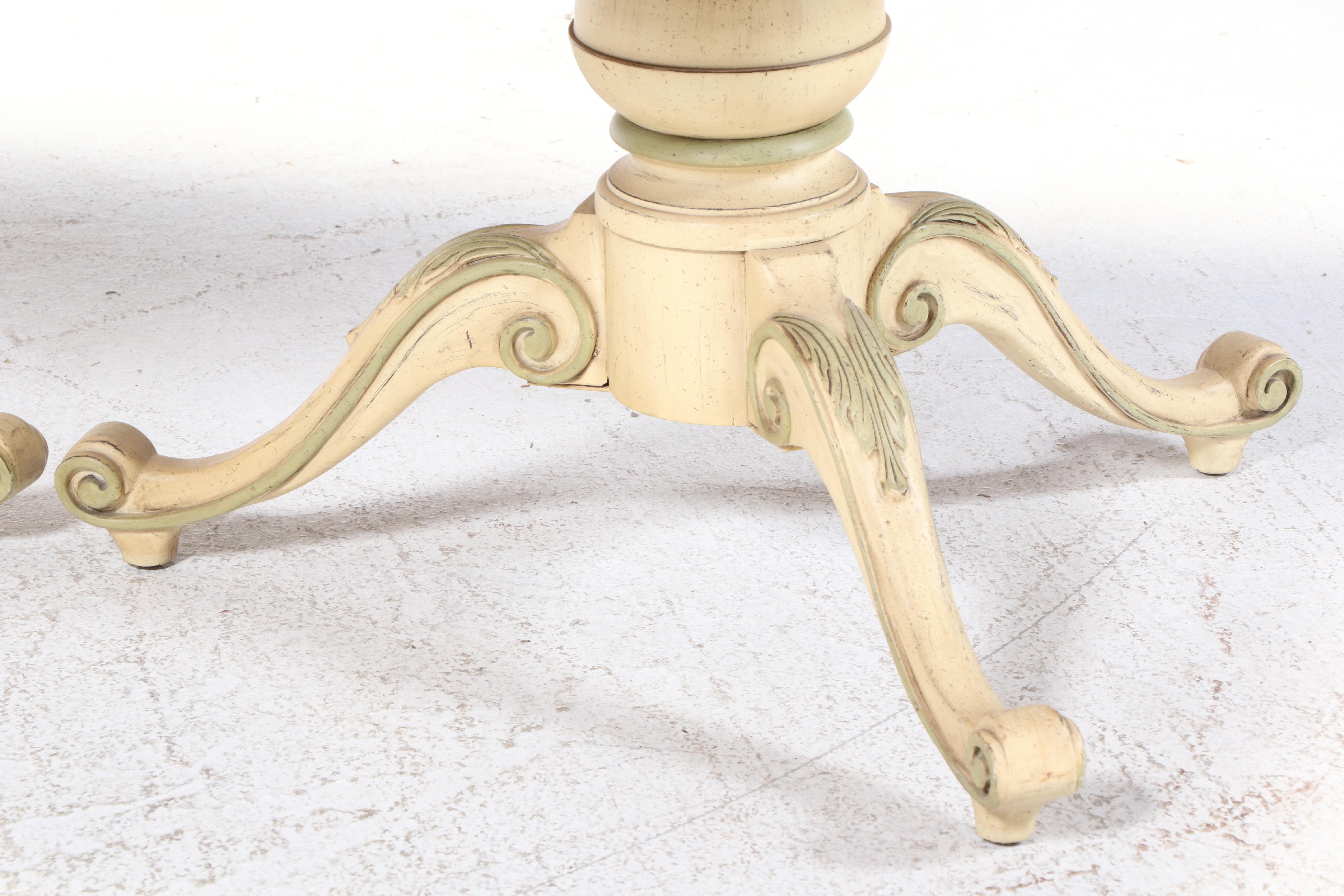 Thirteen Piece White Furniture Co. French Provincial Style Dining Set