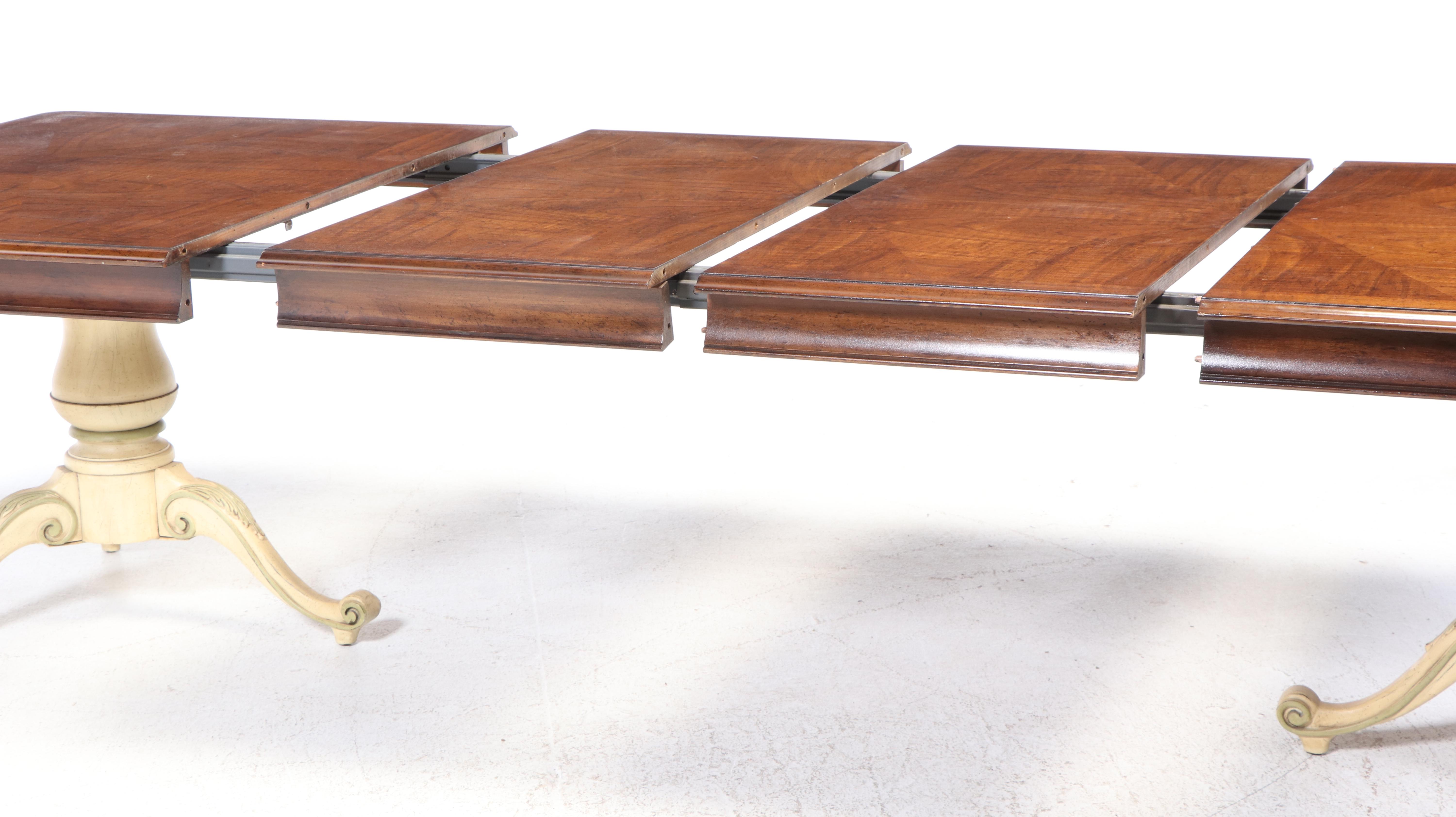 Thirteen Piece White Furniture Co. French Provincial Style Dining Set