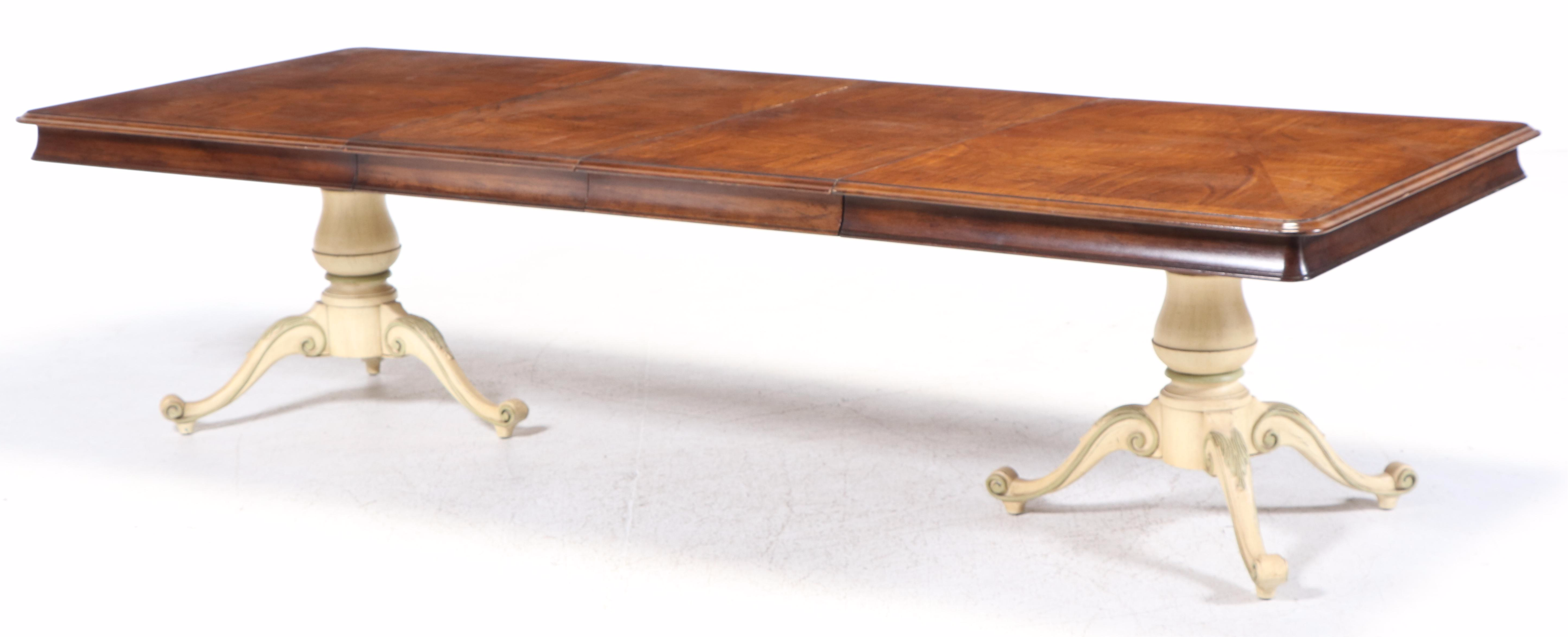 Thirteen Piece White Furniture Co. French Provincial Style Dining Set