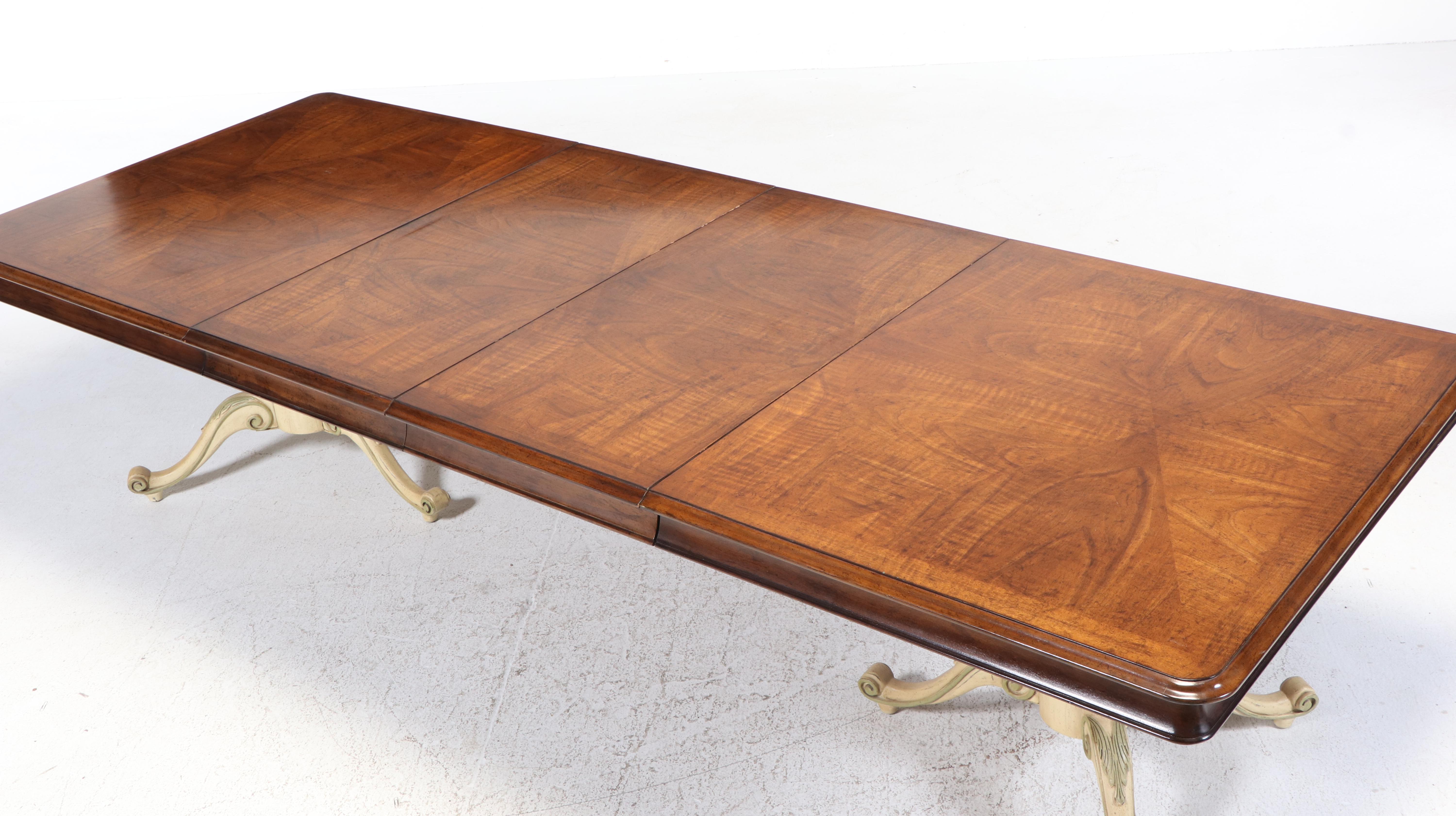 Thirteen Piece White Furniture Co. French Provincial Style Dining Set