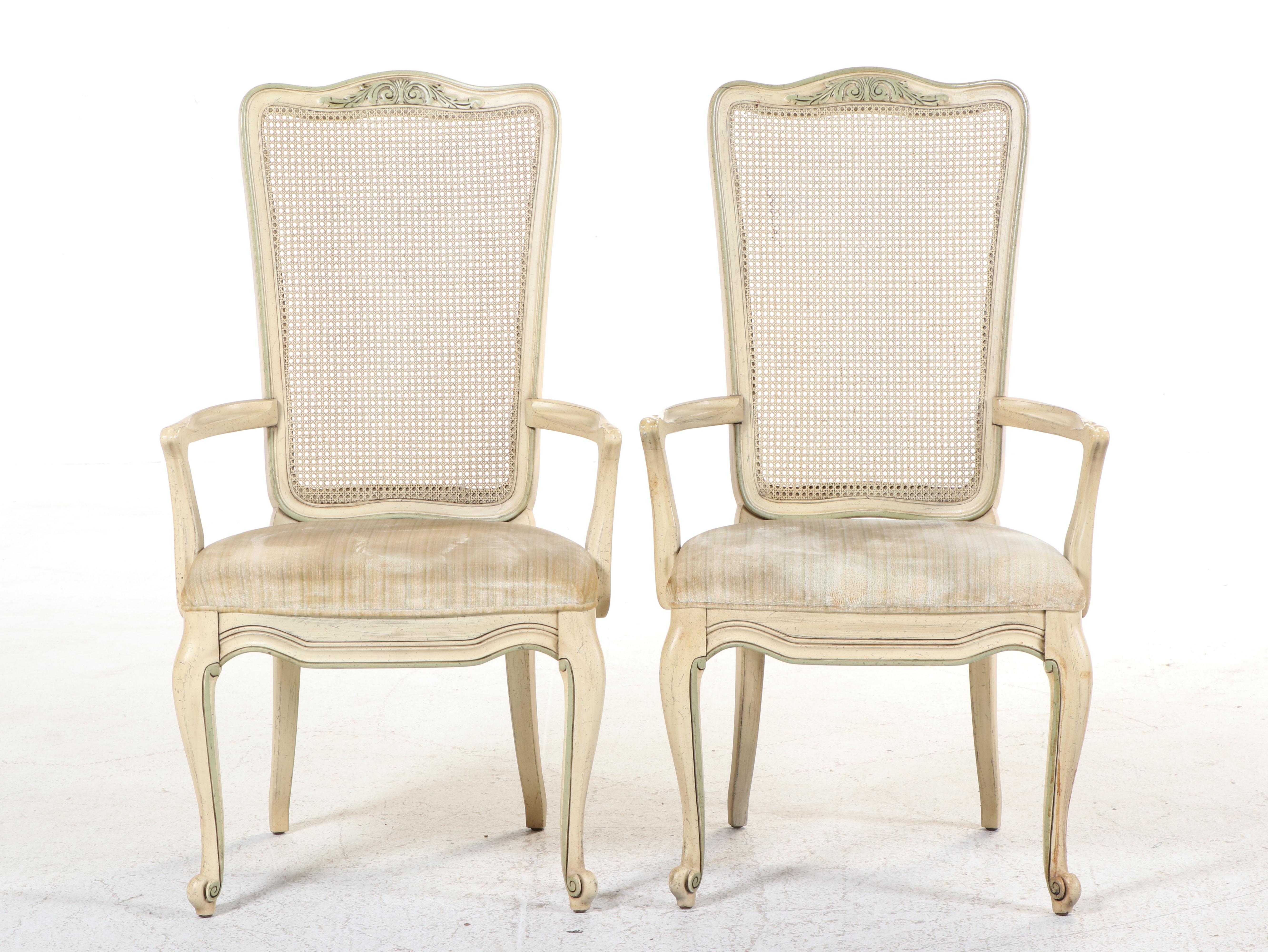 Thirteen Piece White Furniture Co. French Provincial Style Dining Set