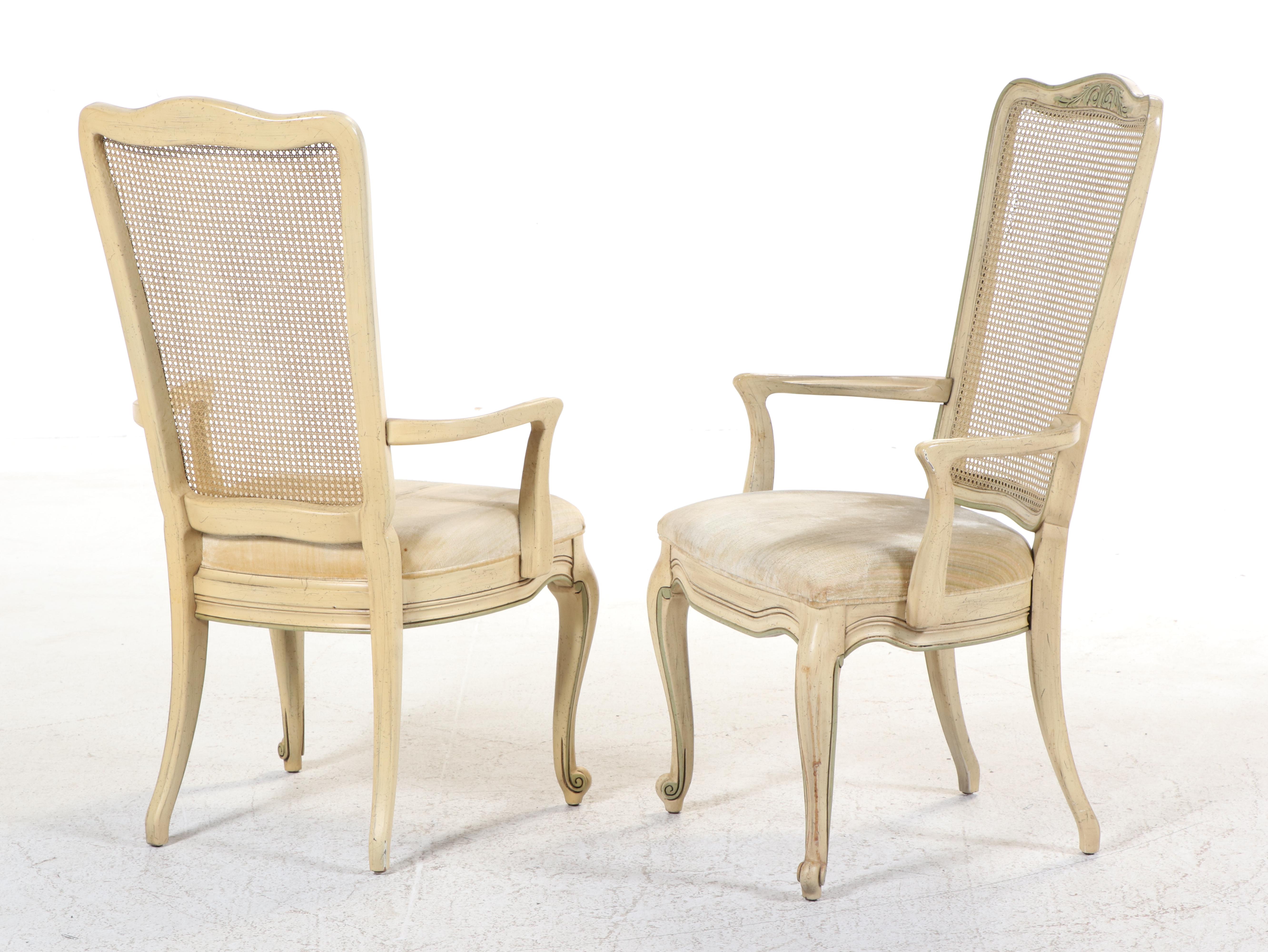 Thirteen Piece White Furniture Co. French Provincial Style Dining Set