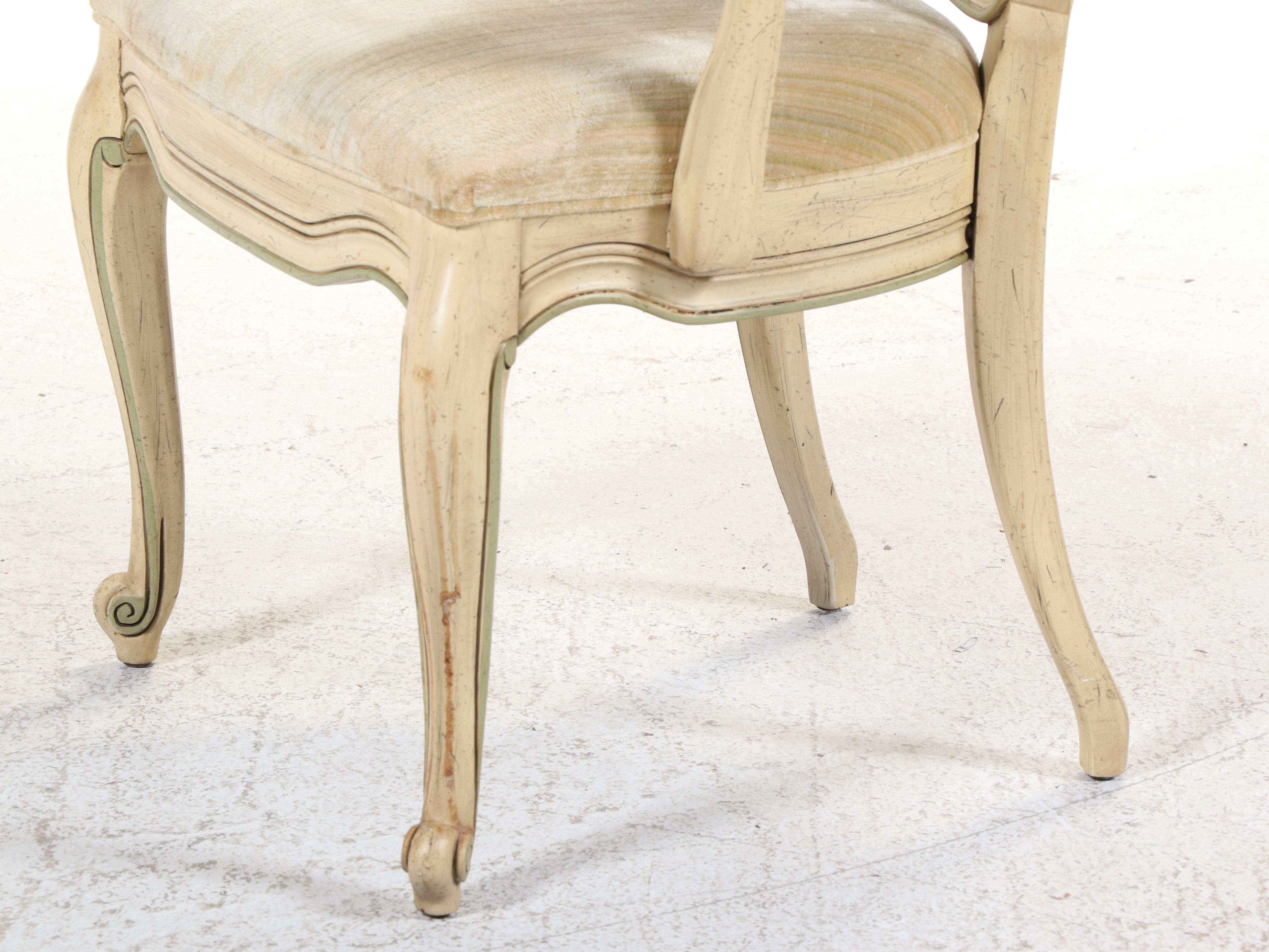 Thirteen Piece White Furniture Co. French Provincial Style Dining Set