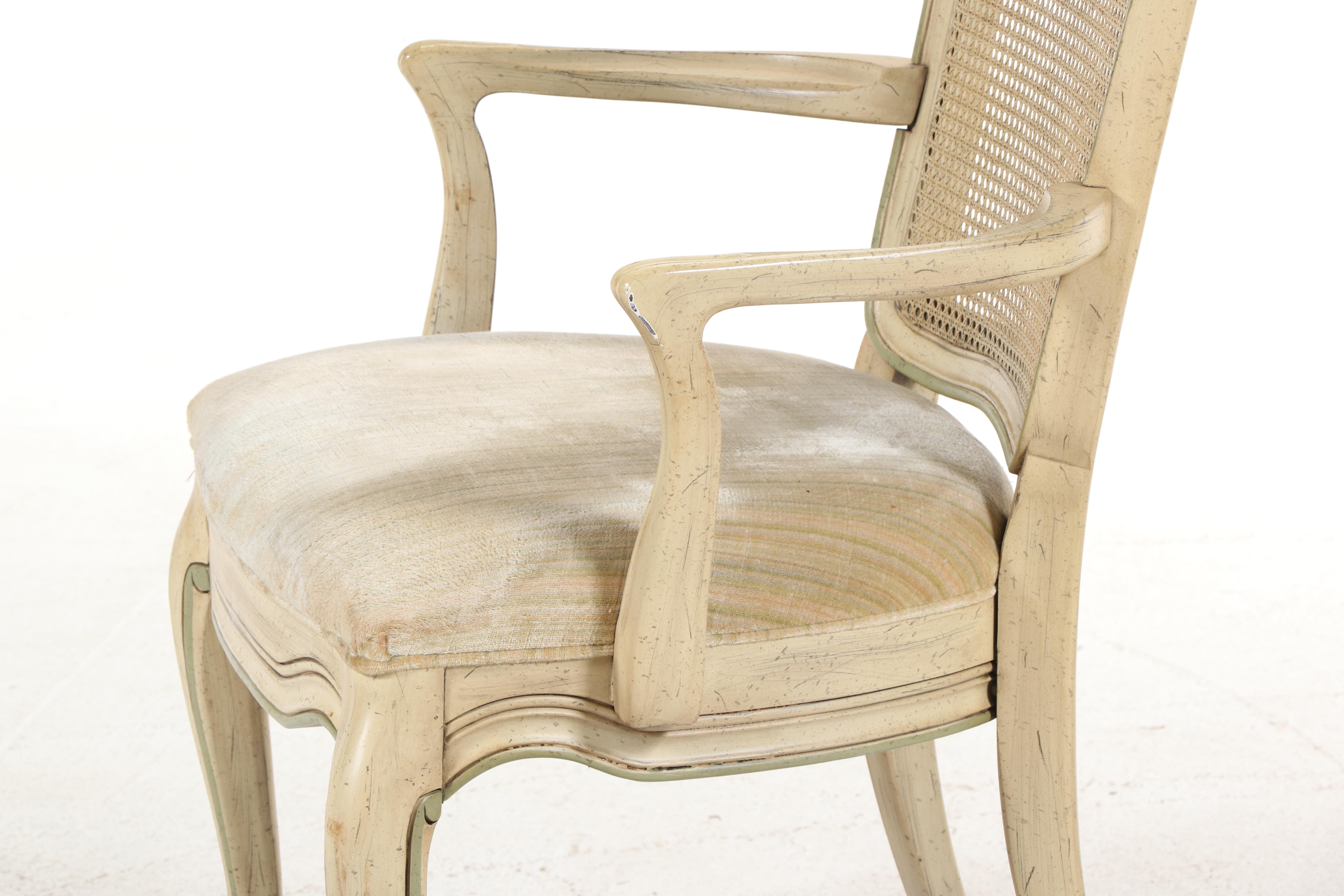 Thirteen Piece White Furniture Co. French Provincial Style Dining Set