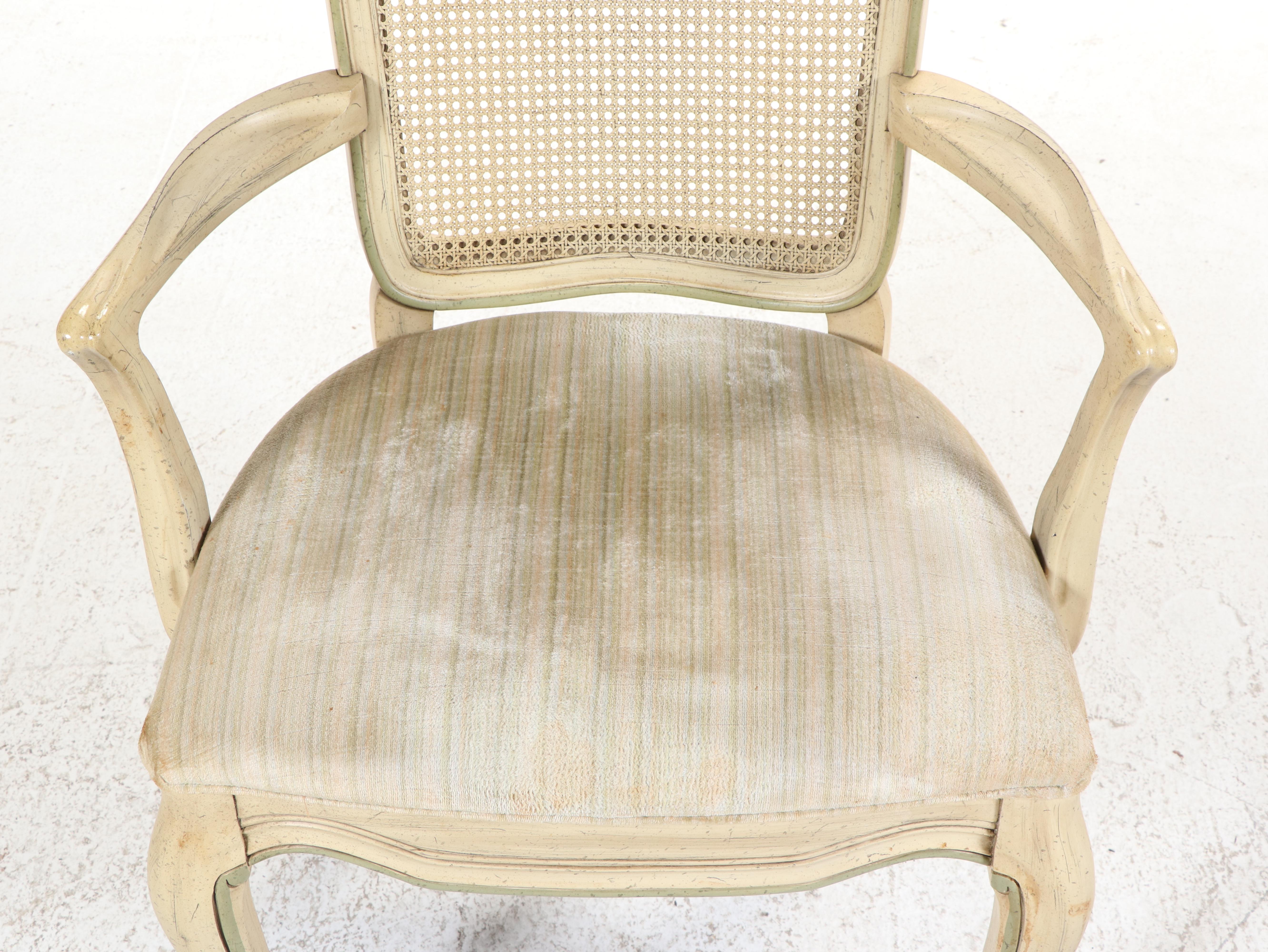 Thirteen Piece White Furniture Co. French Provincial Style Dining Set