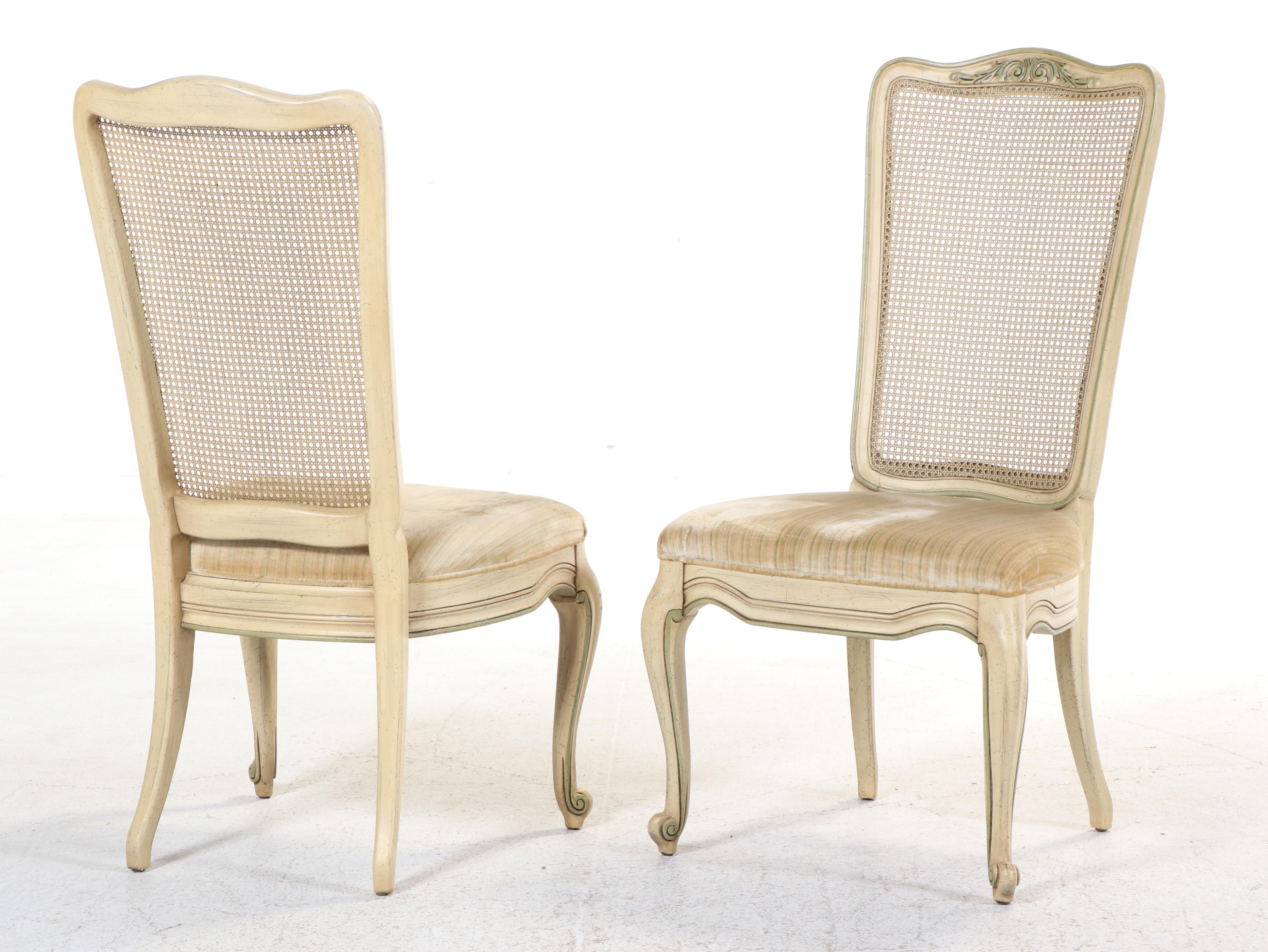 Thirteen Piece White Furniture Co. French Provincial Style Dining Set