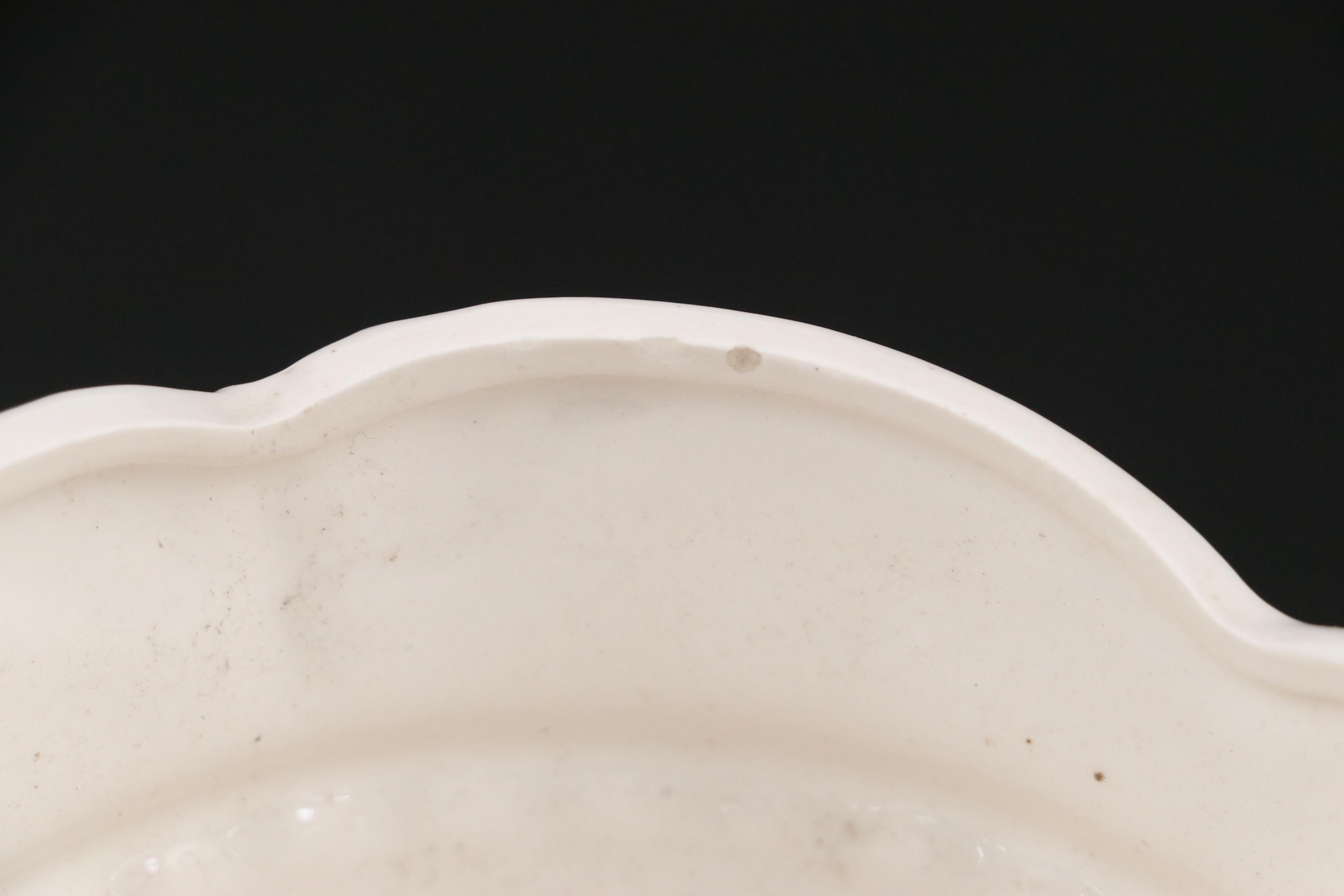 Italian Ceramic Lattice Basket with Other Blanc de Chine Figural Jardiniere