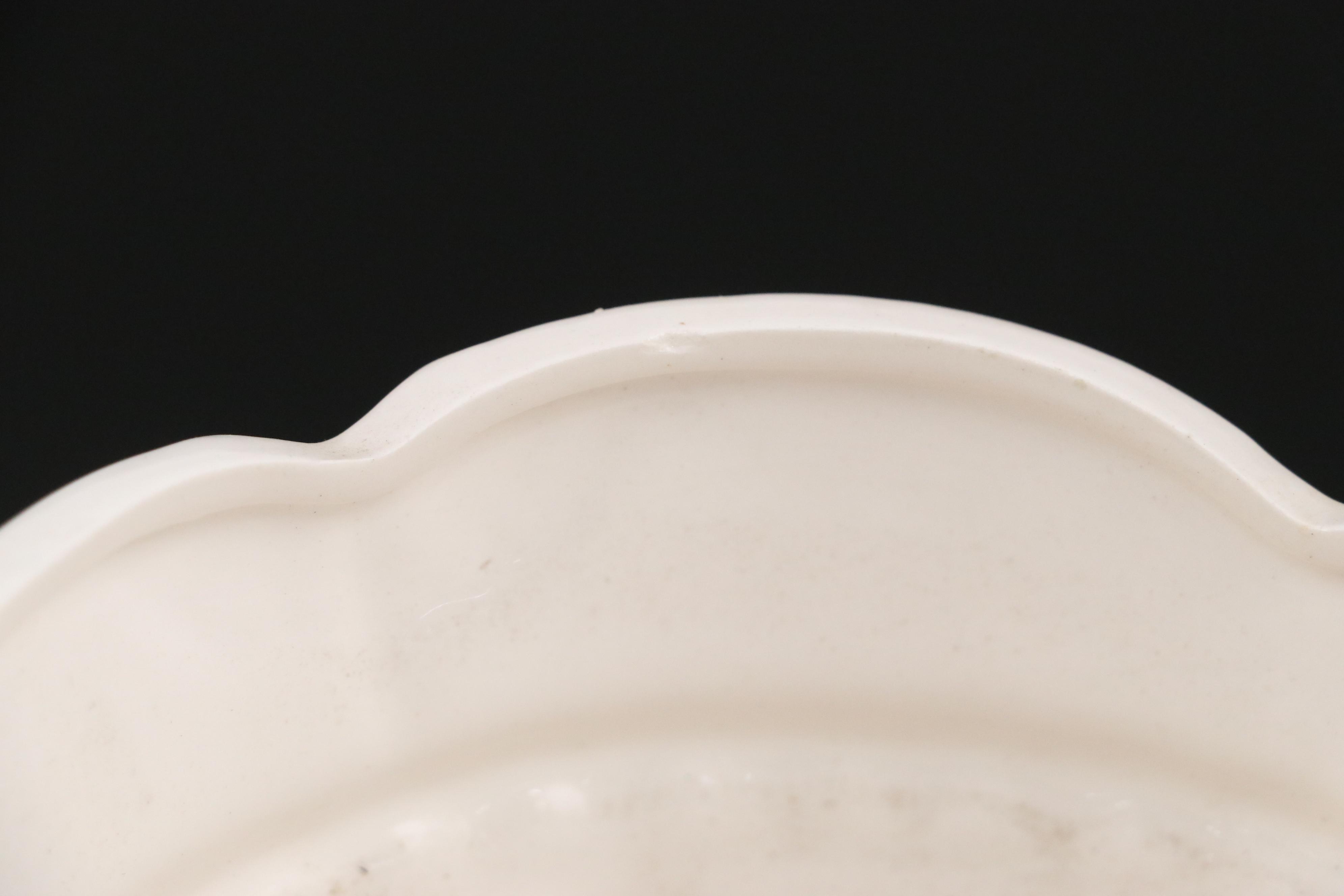 Italian Ceramic Lattice Basket with Other Blanc de Chine Figural Jardiniere