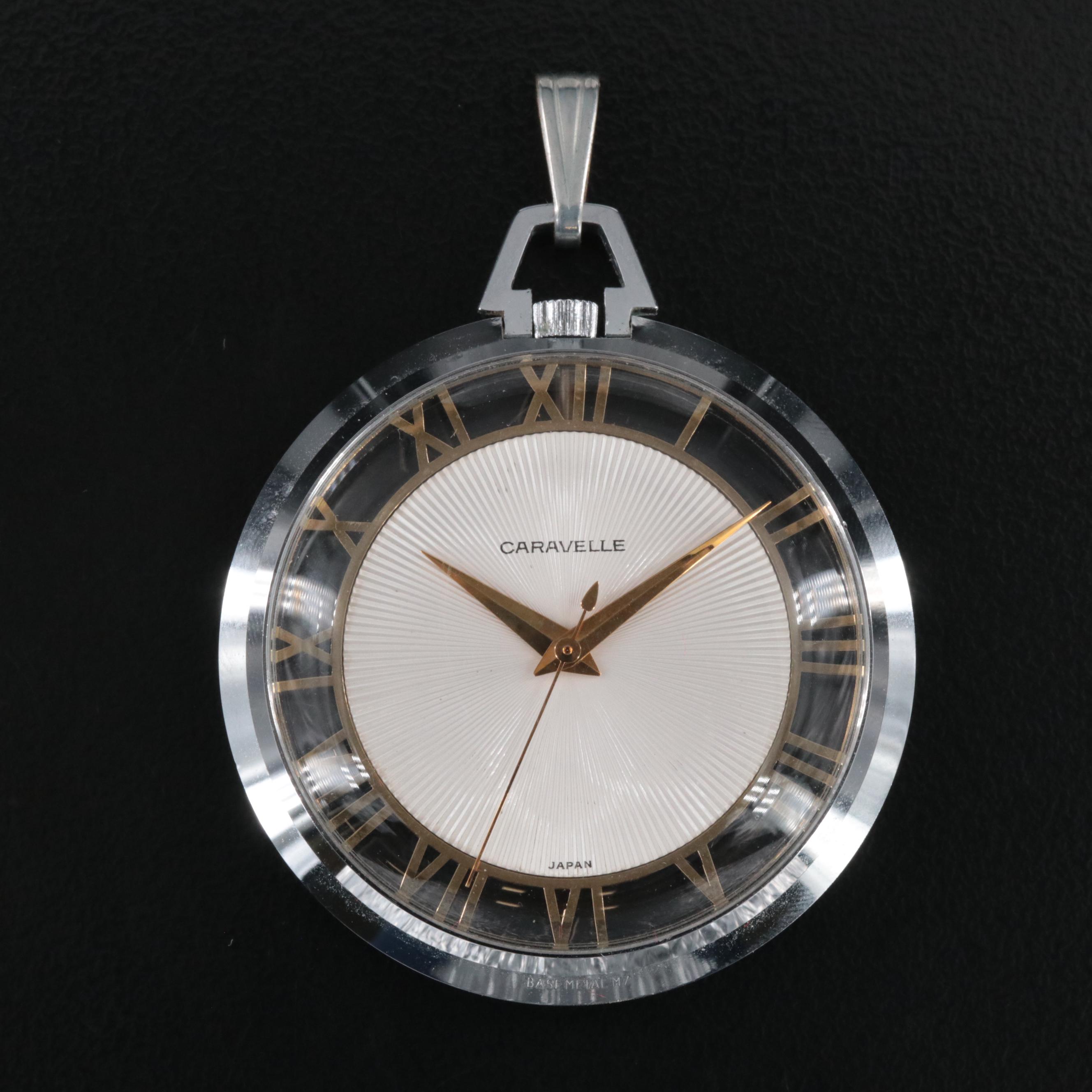 Vintage Caravelle "The Romans" Pocket Watch