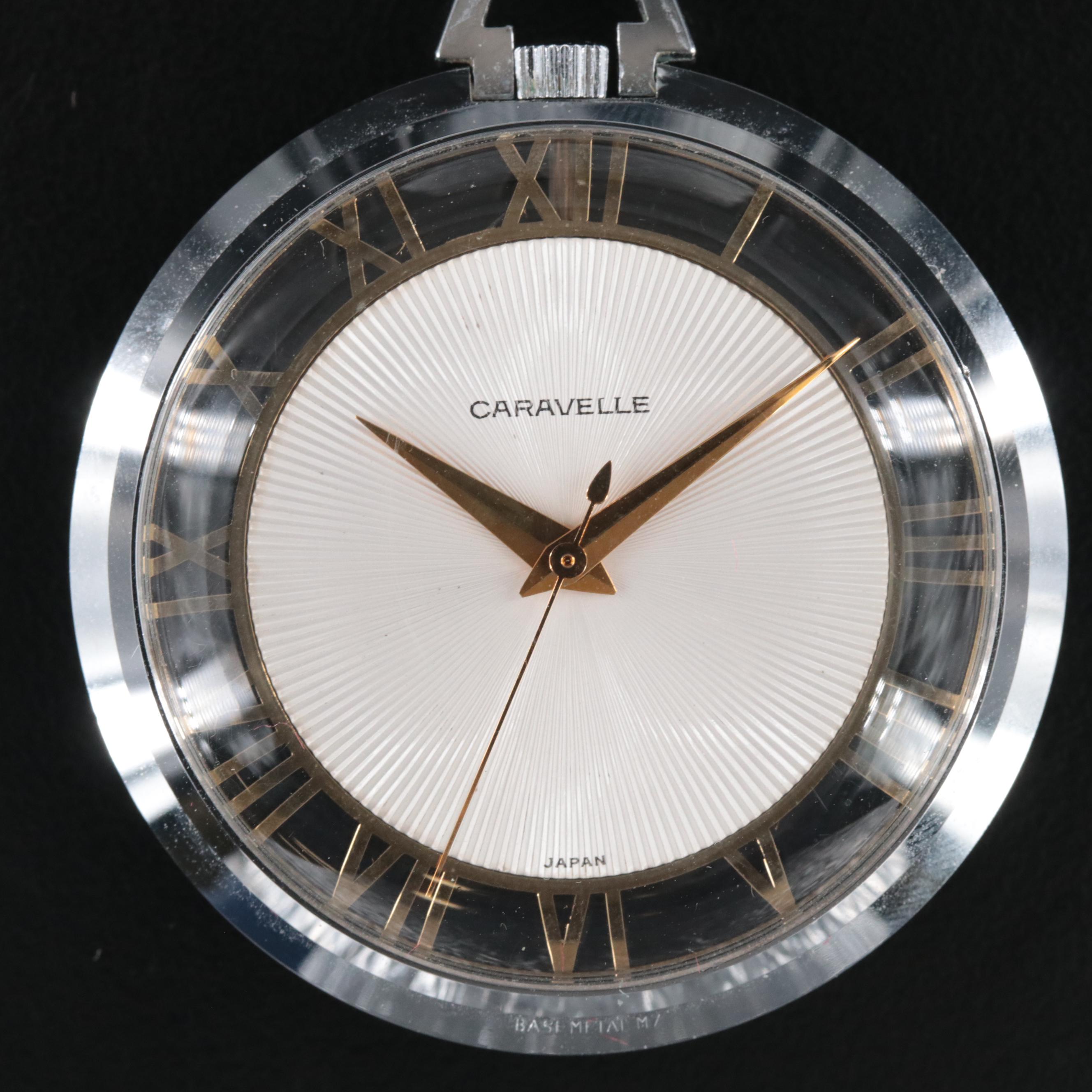 Vintage Caravelle "The Romans" Pocket Watch