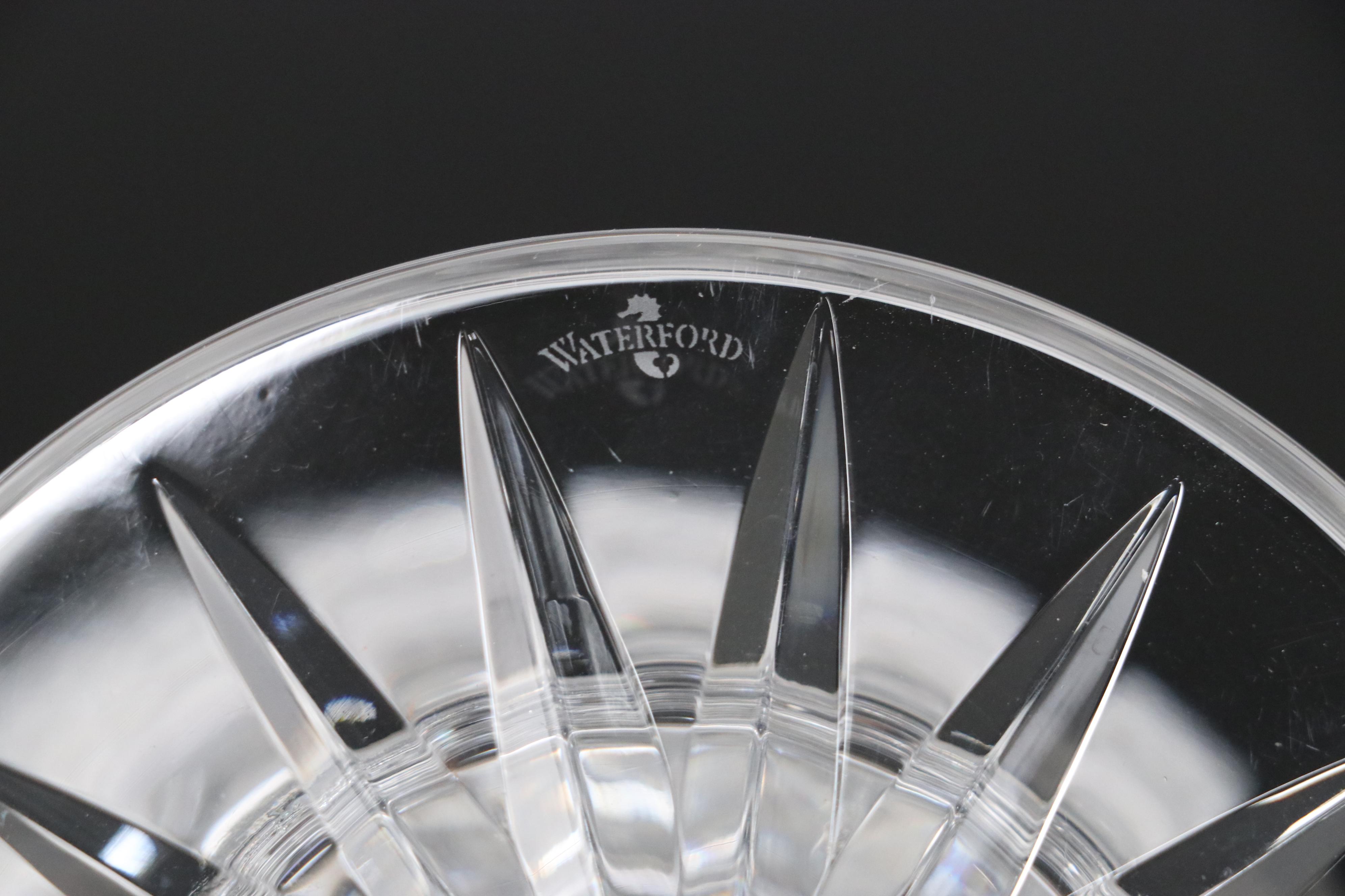 Waterford Crystal "Starburst" with "Hibernia" and Other Vases