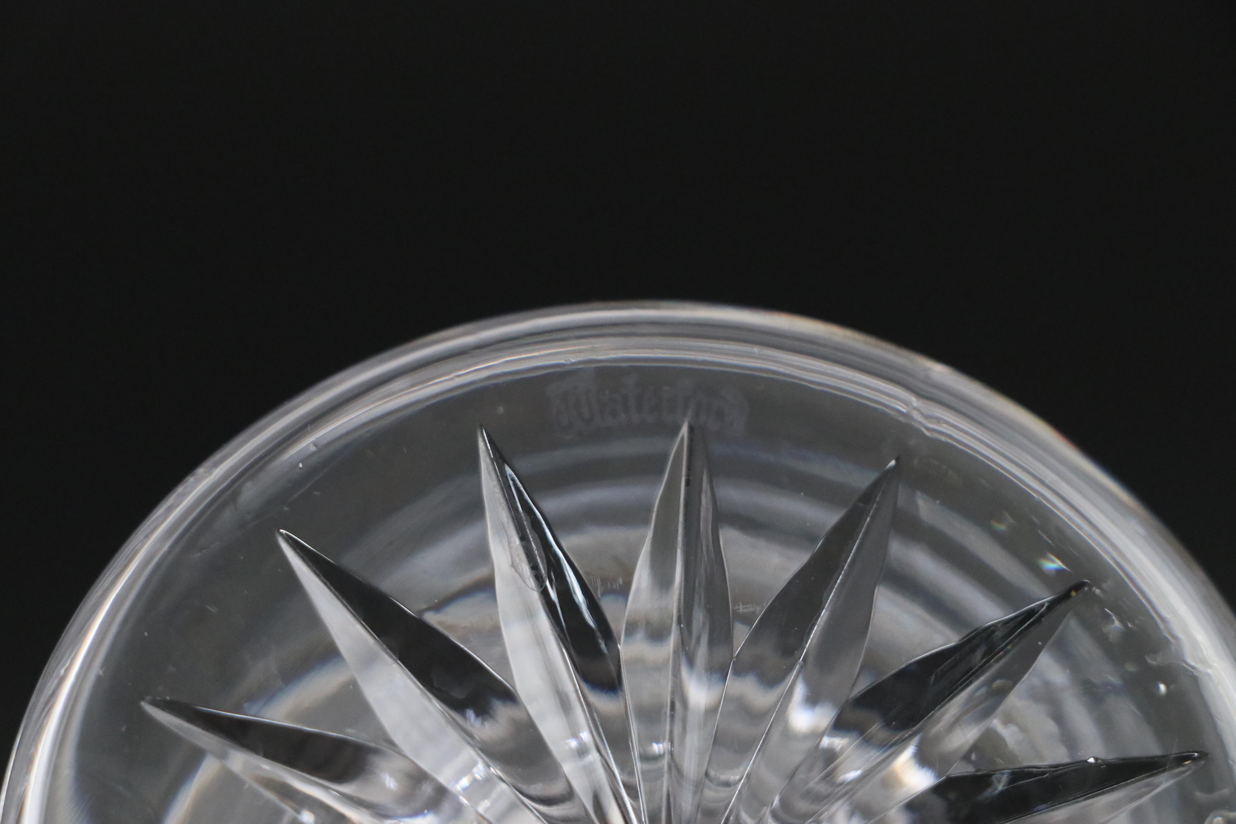 Waterford Crystal "Starburst" with "Hibernia" and Other Vases