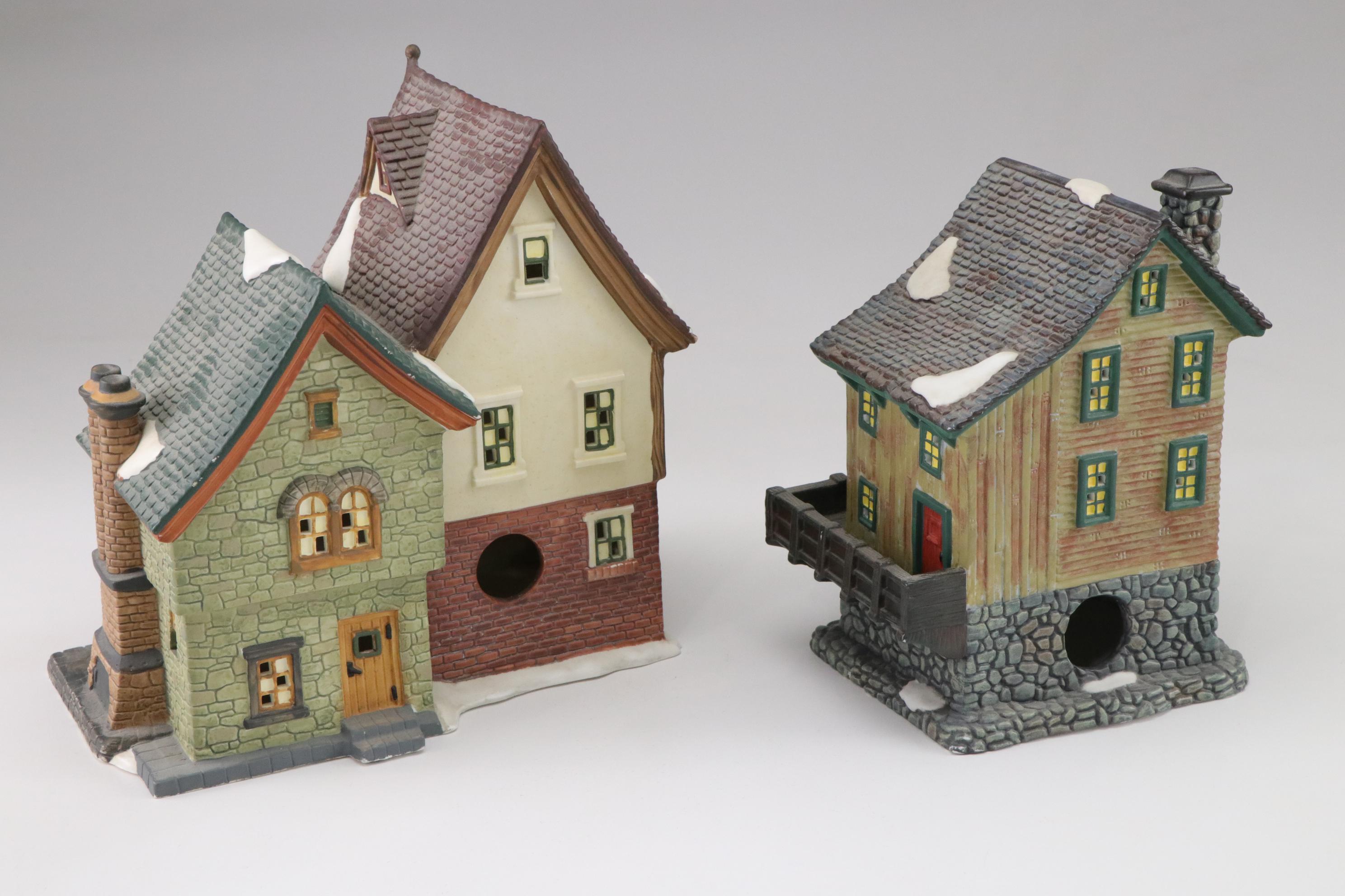 Department 56 Christmas Village Featuring "The Pottery Wheel" and More