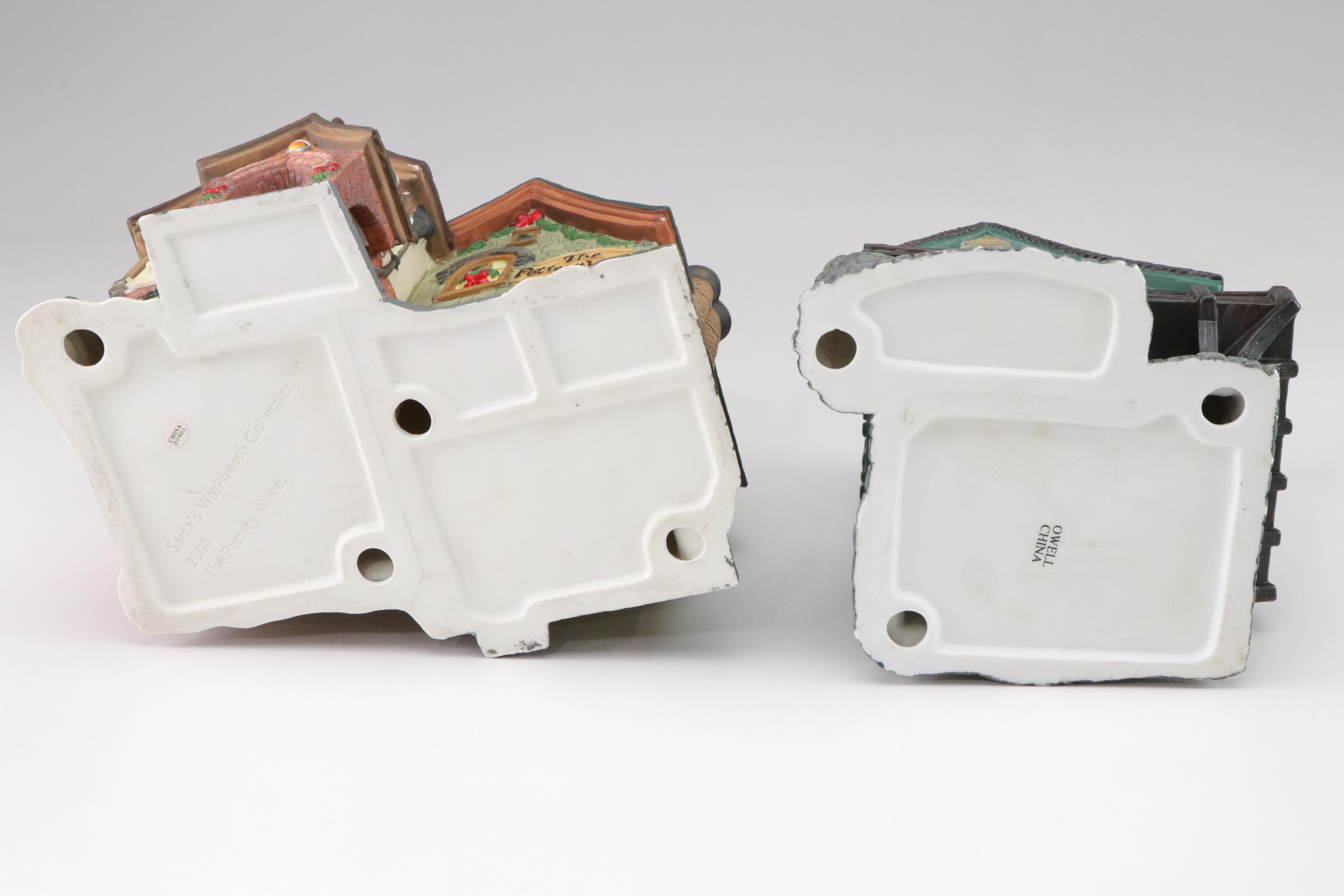 Department 56 Christmas Village Featuring "The Pottery Wheel" and More