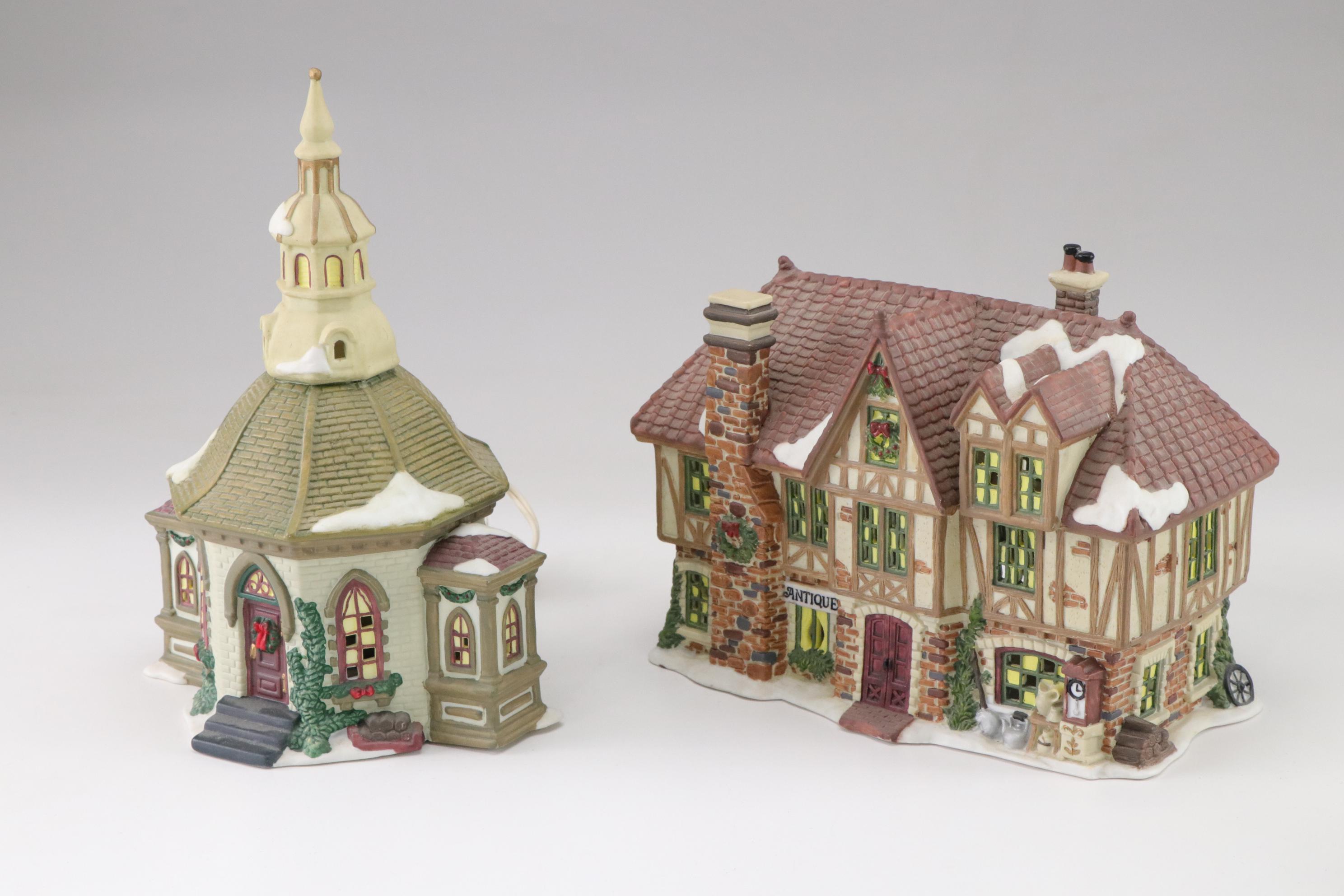 Department 56 Christmas Village Featuring "The Pottery Wheel" and More