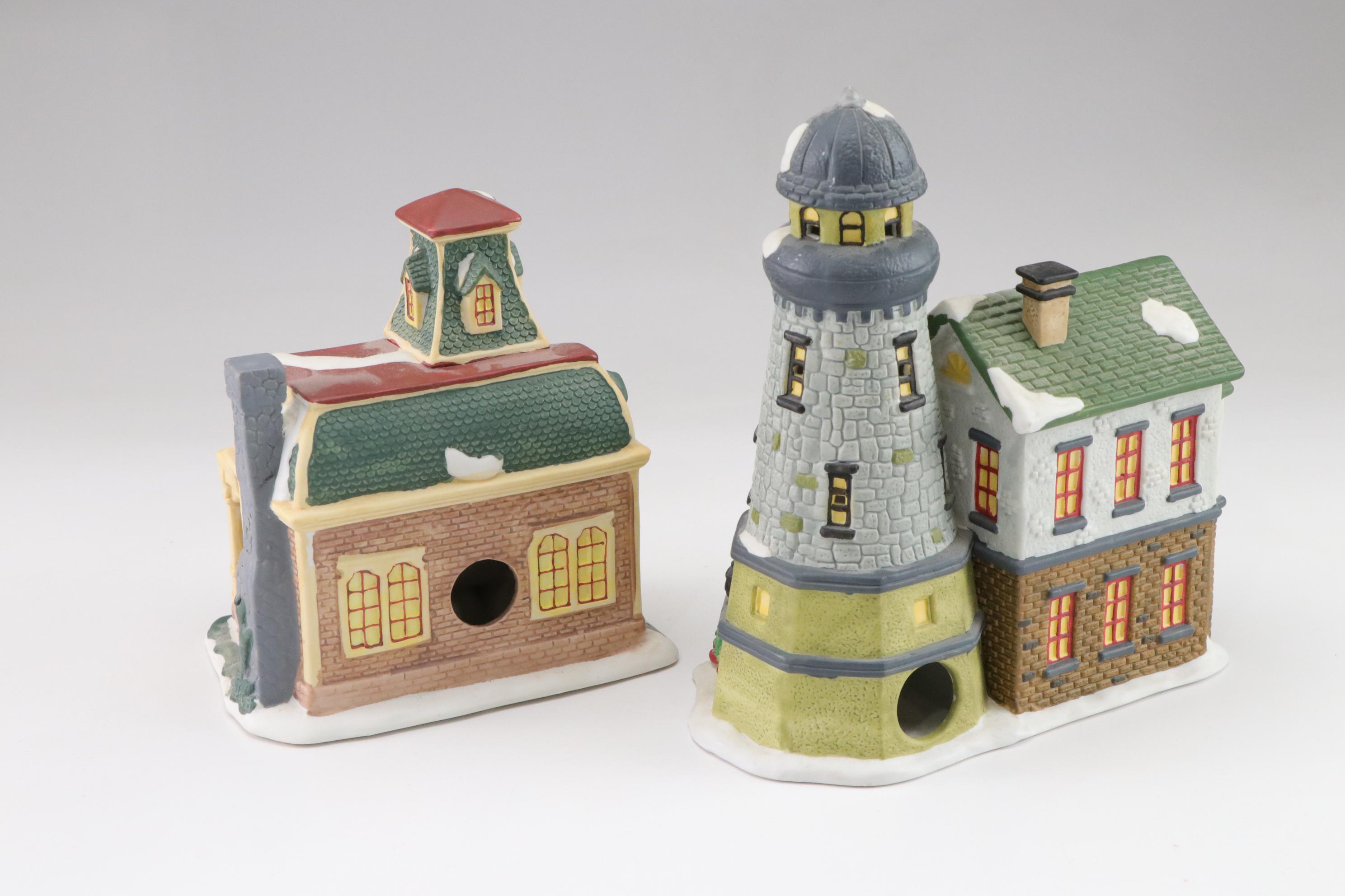 Department 56 Christmas Village Featuring "The Pottery Wheel" and More