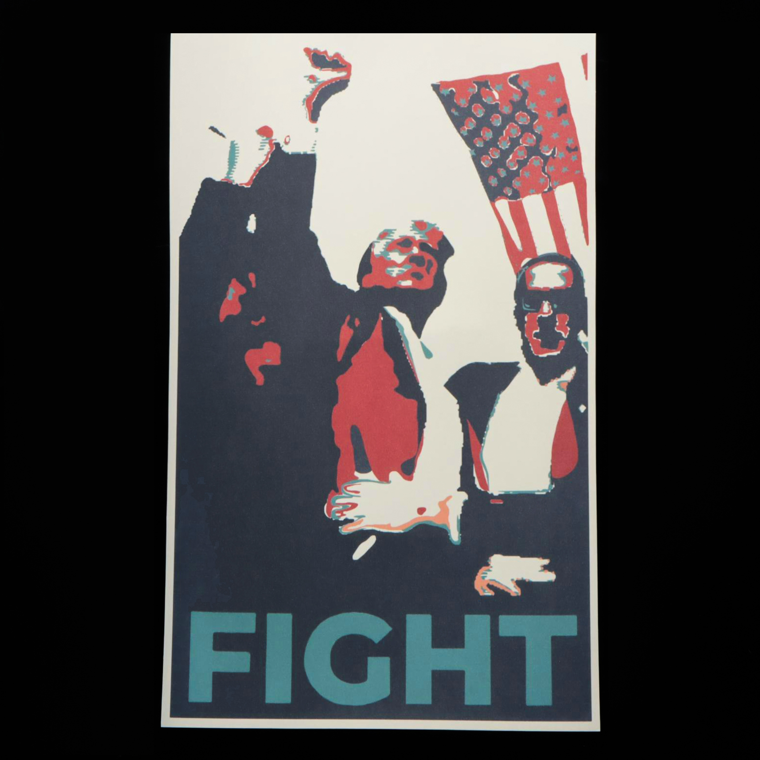 Donald Trump "Fight" Digital Print