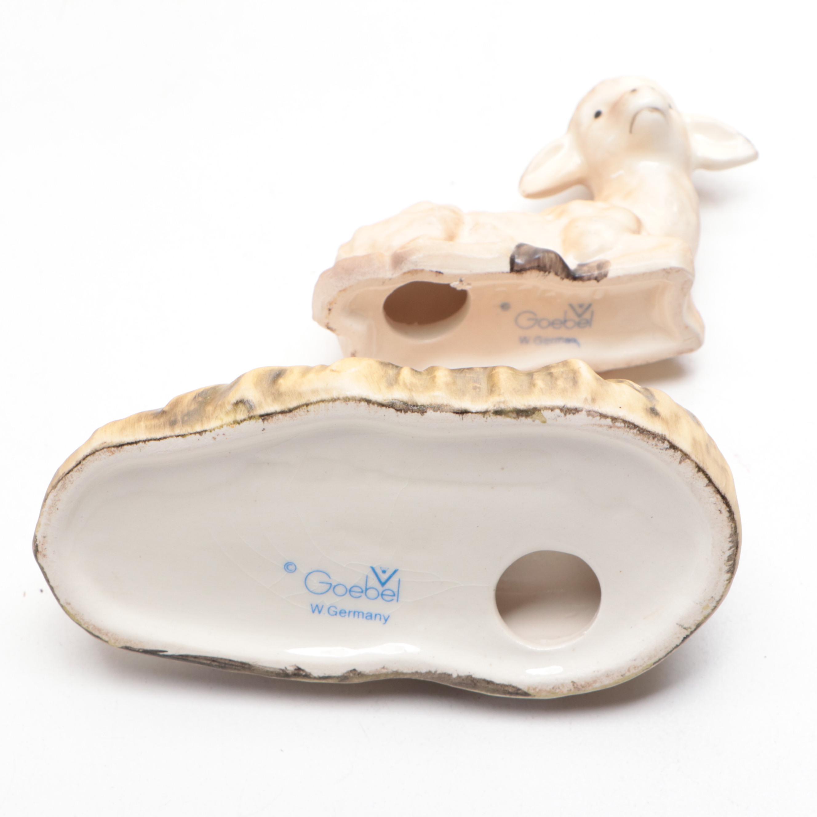 Goebel Hummel Porcelain Nativity Figurines, Mid-20th Century