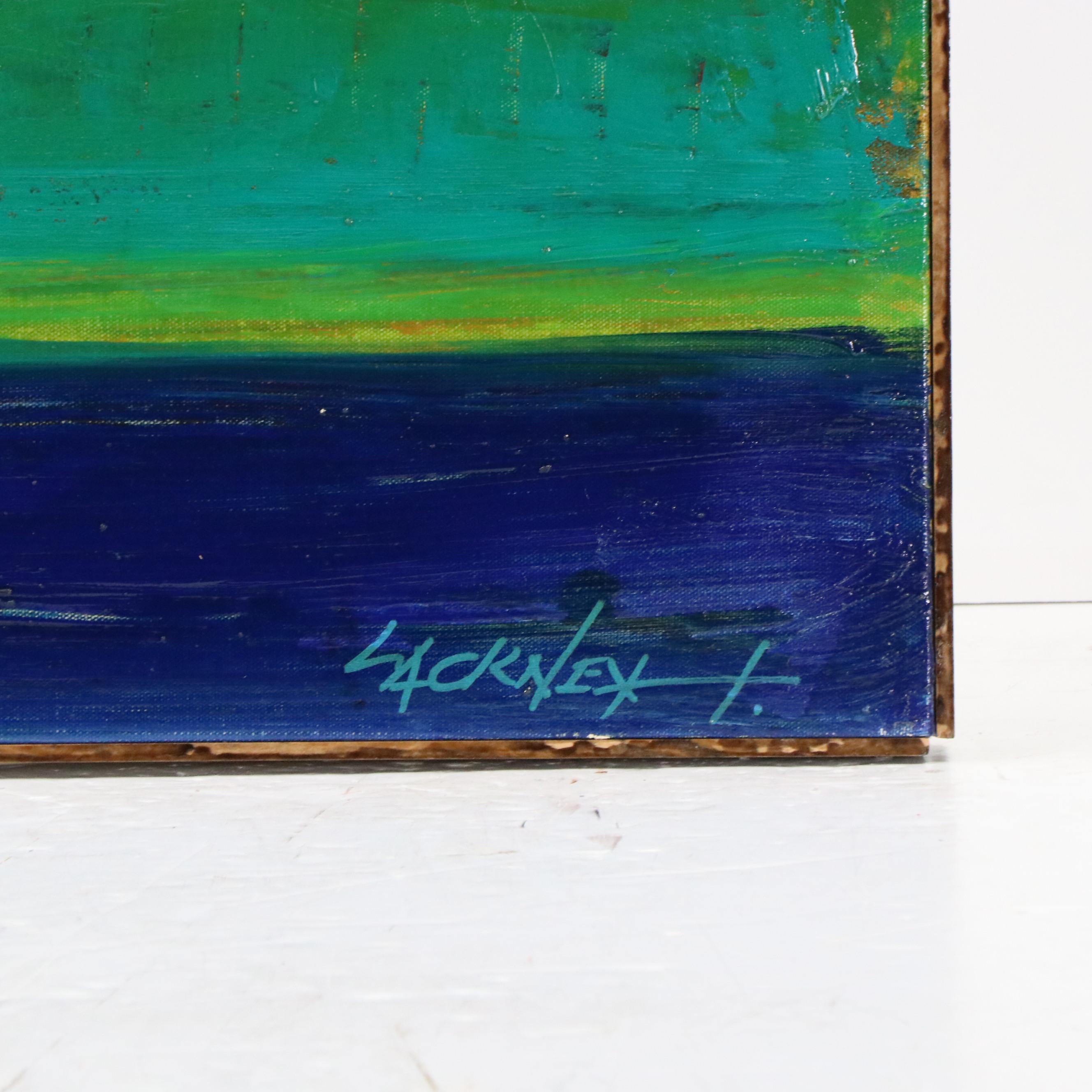 Robert Lackney Abstract Oil Painting "Magog," 21st Century