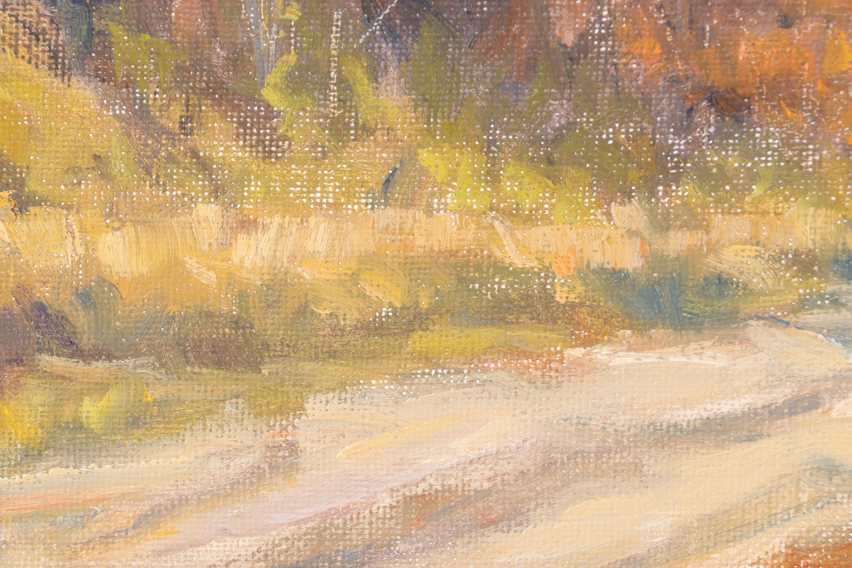 Michael Todoroff Plein Air Oil Painting "Autumn Road"
