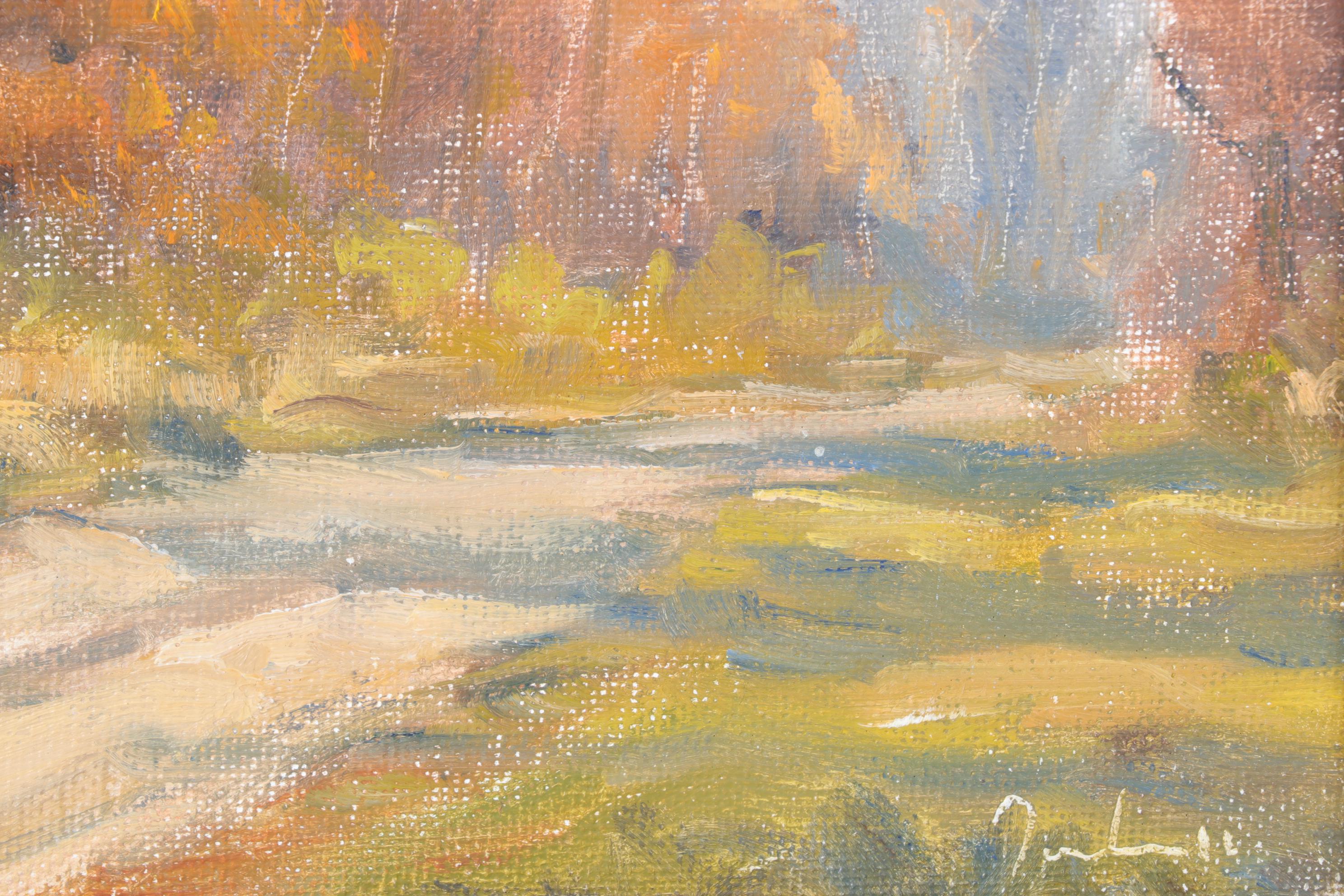 Michael Todoroff Plein Air Oil Painting "Autumn Road"