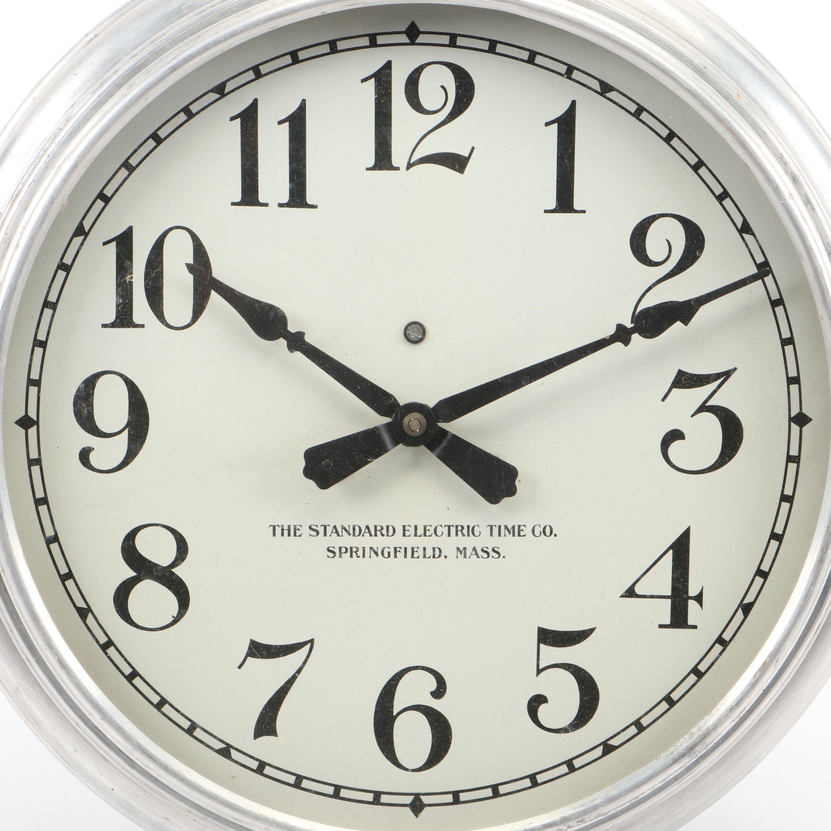 The Standard Electric Time Co. Wall Clock