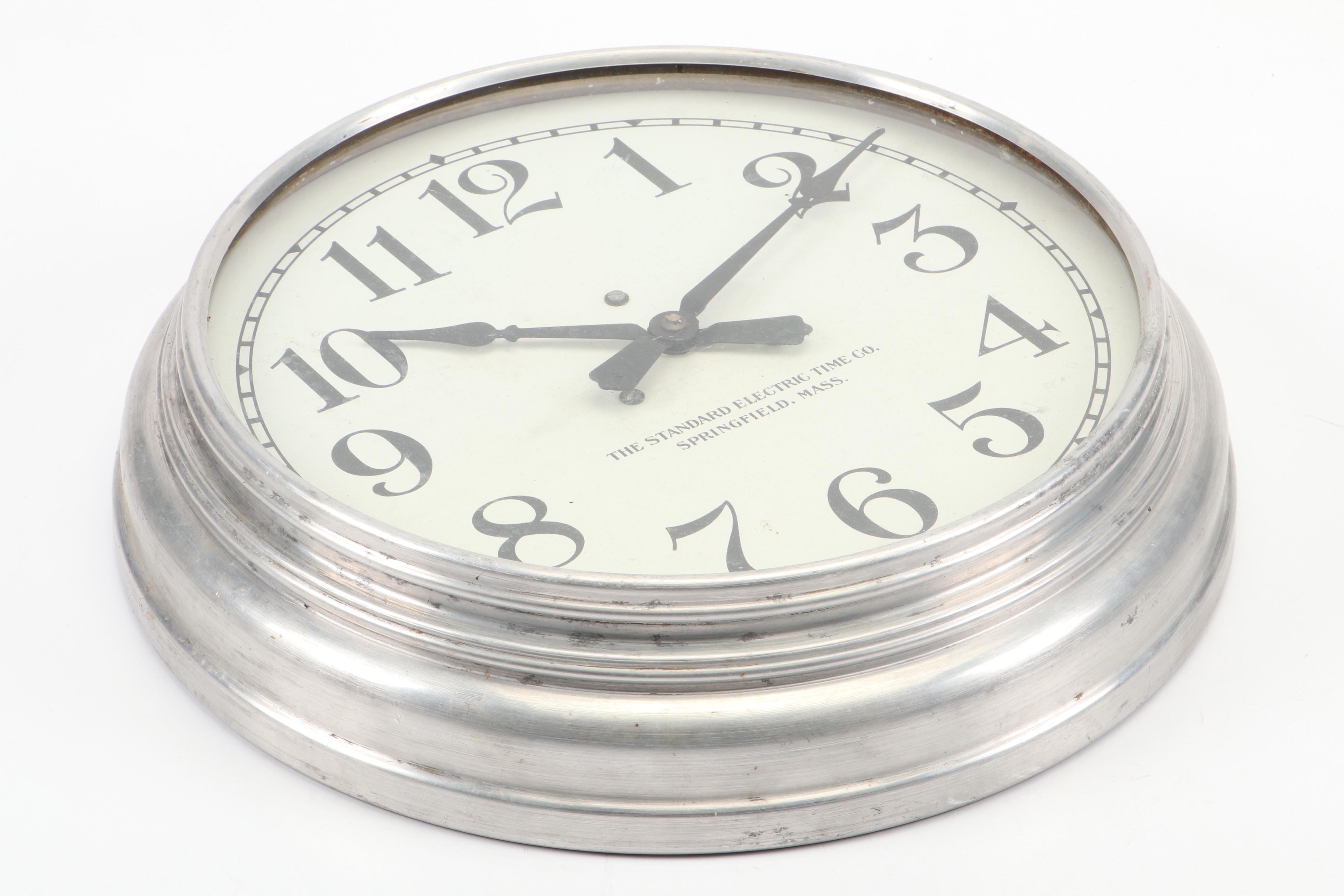 The Standard Electric Time Co. Wall Clock