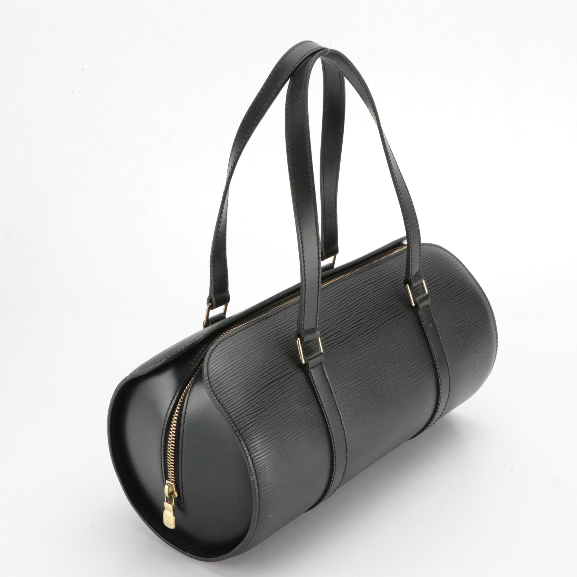 Louis Vuitton Soufflot in Black Epi Leather