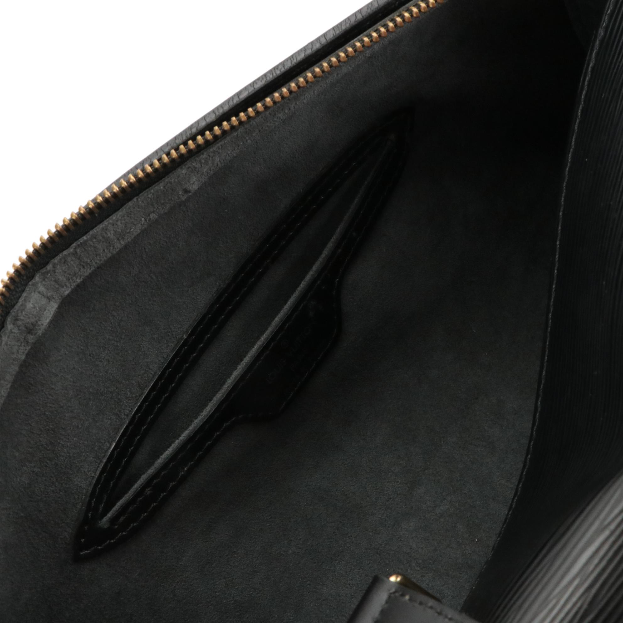 Louis Vuitton Soufflot in Black Epi Leather