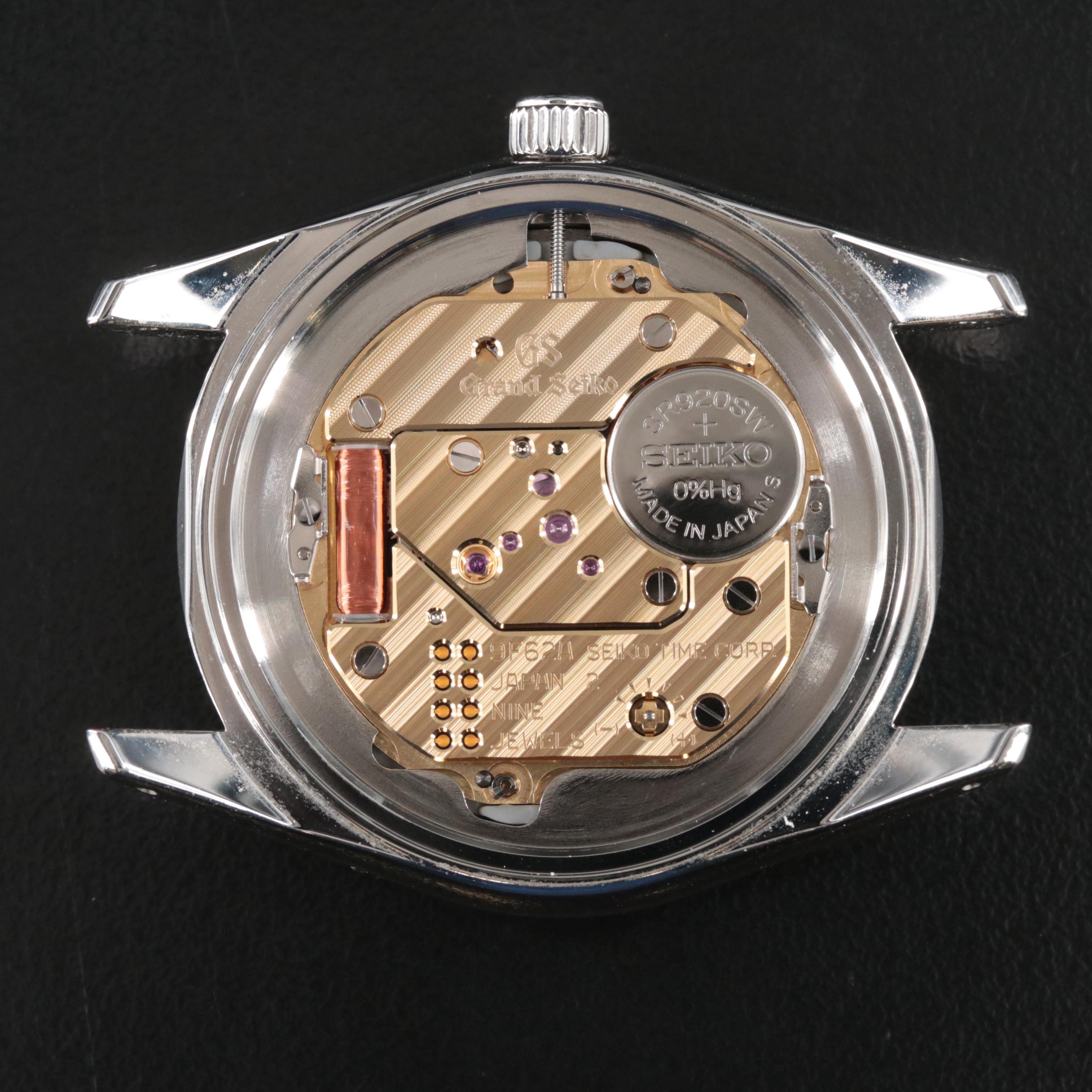 Grand Seiko 9F62-0AB0 Black Dial Watch