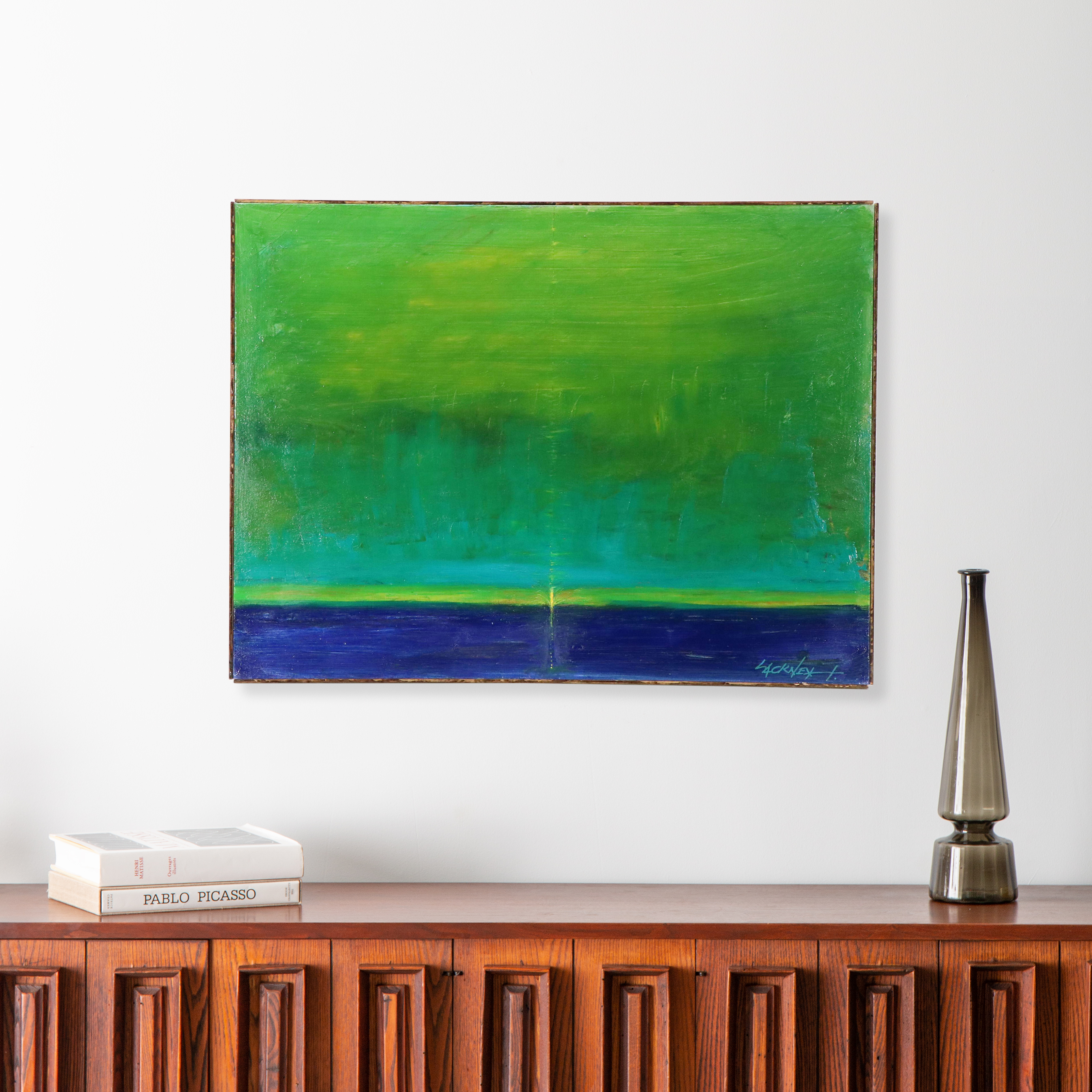 Robert Lackney Abstract Oil Painting "Magog," 21st Century