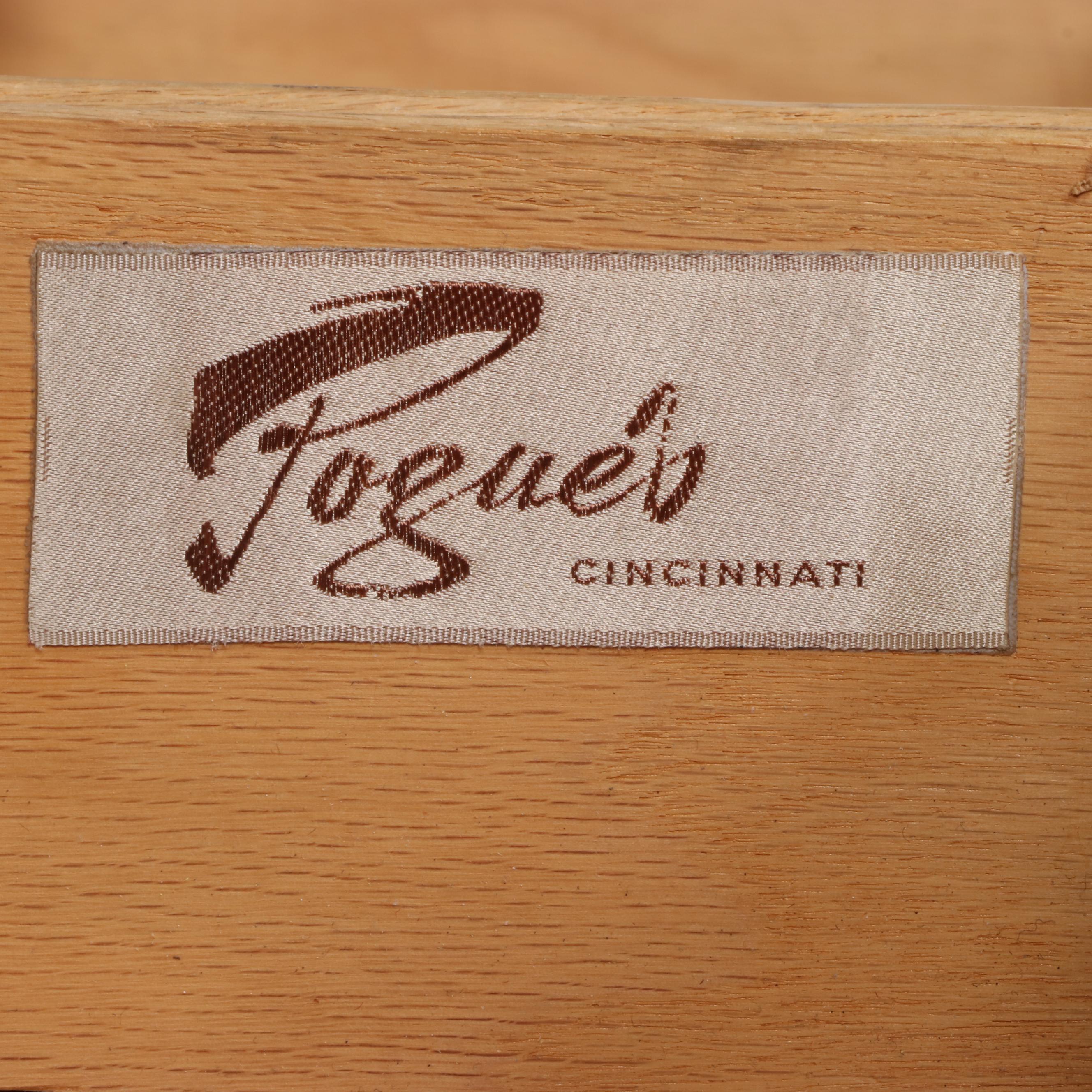 Dixie Furniture Mid Century Modern Walnut Nine-Drawer Dresser