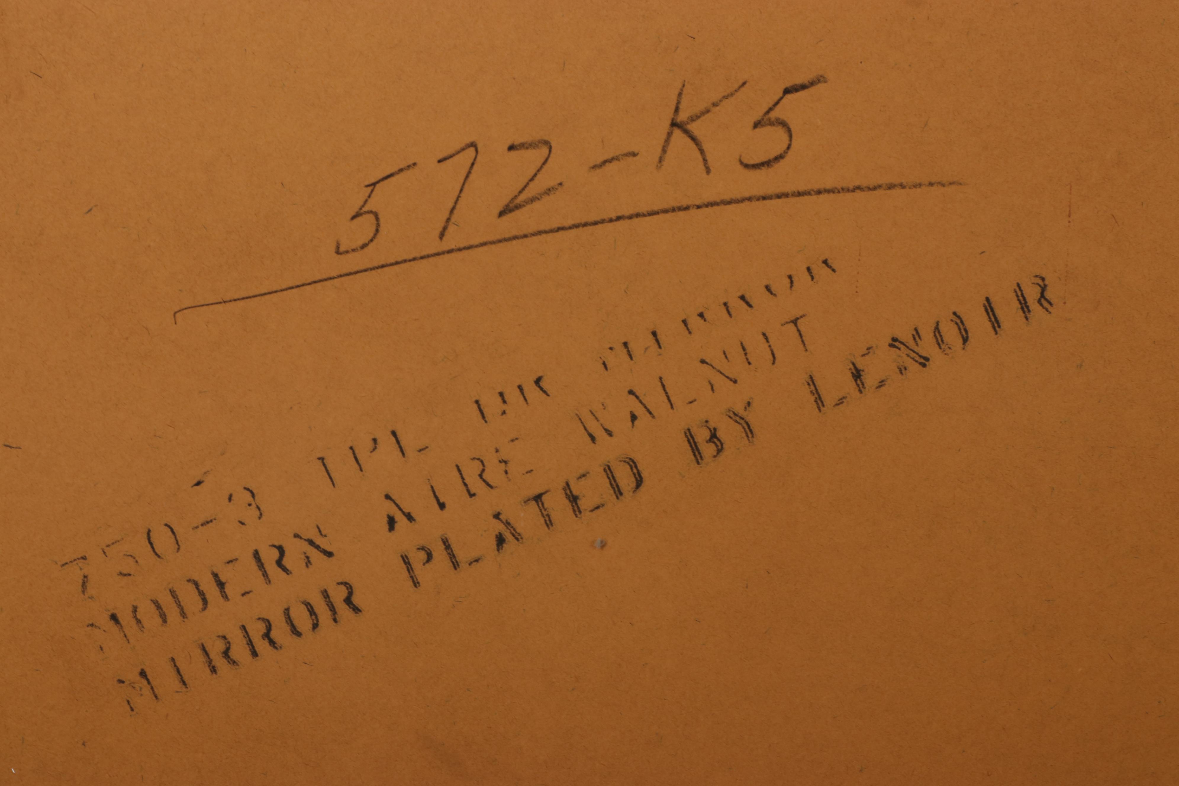 Dixie Furniture Mid Century Modern Walnut Nine-Drawer Dresser