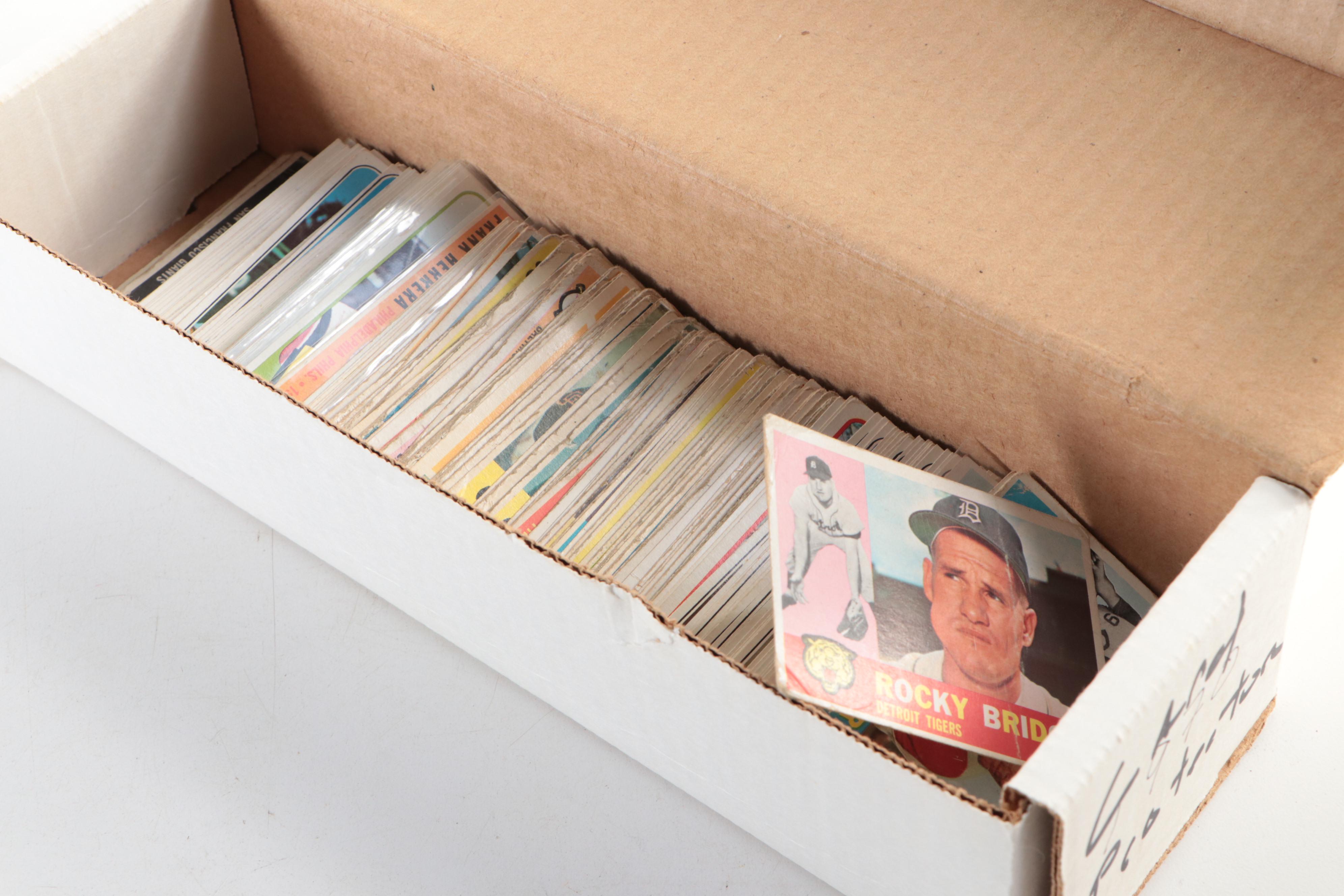 Topps Baseball Cards Featuring Roberto Clemente and More, 1960s