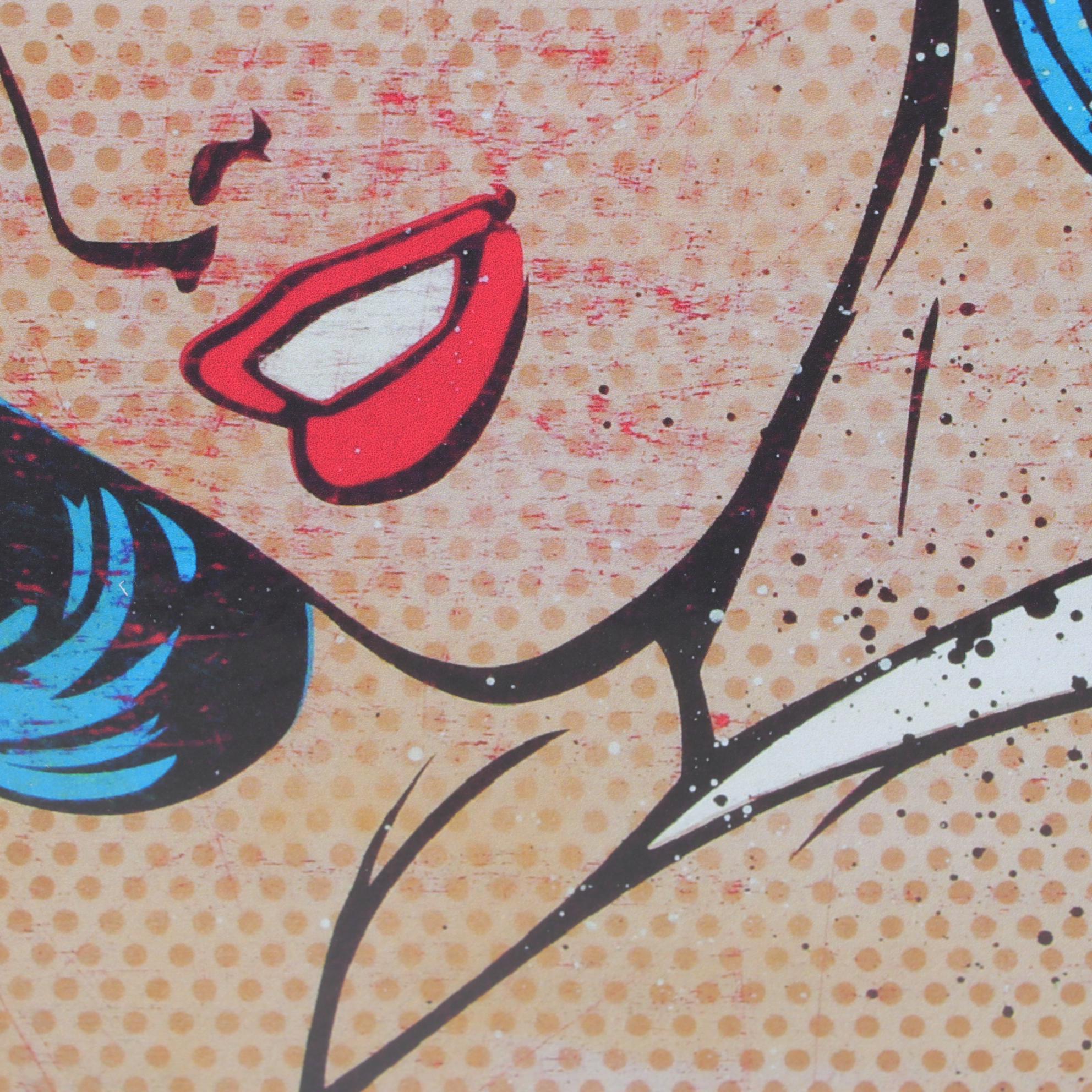 Denial Pop Art Giclée "Burn Your Wonder Bra!," 21st Century