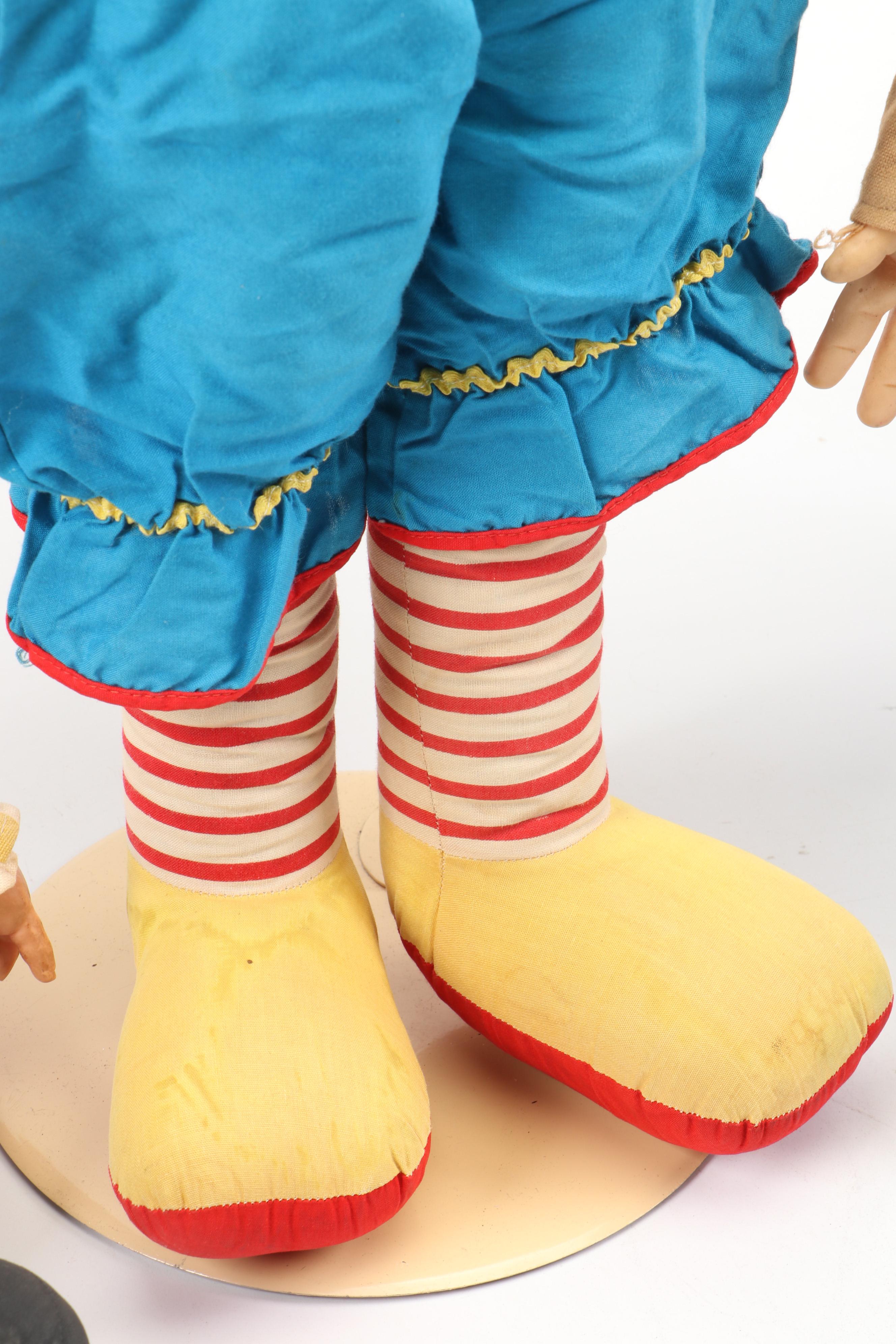 Emmett Kelly's Willie the Clown Doll with Larry Harmon's Bozo the Clown & More