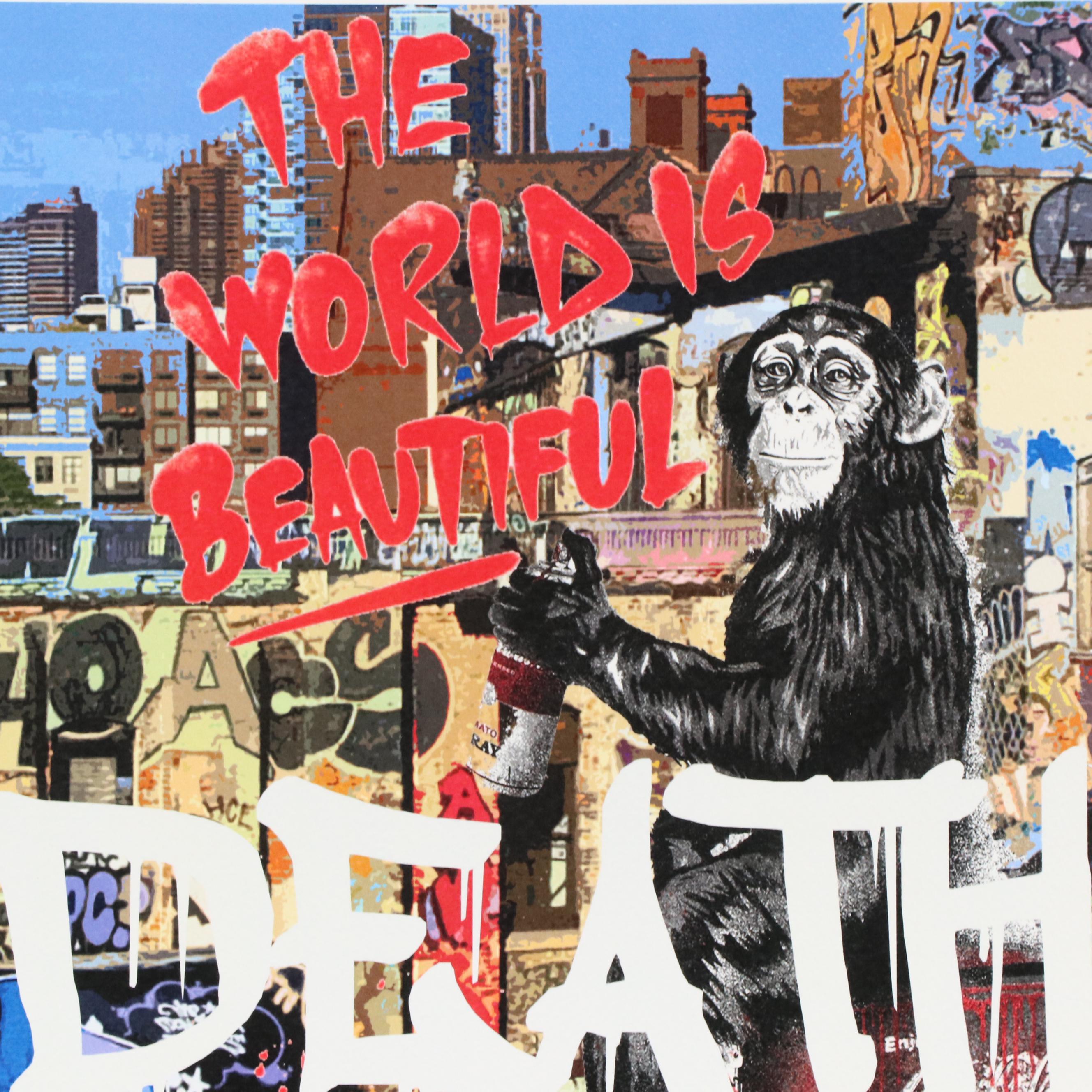 Death NYC Graphic Digital Print Featuring Mr. Brainwash, 2022