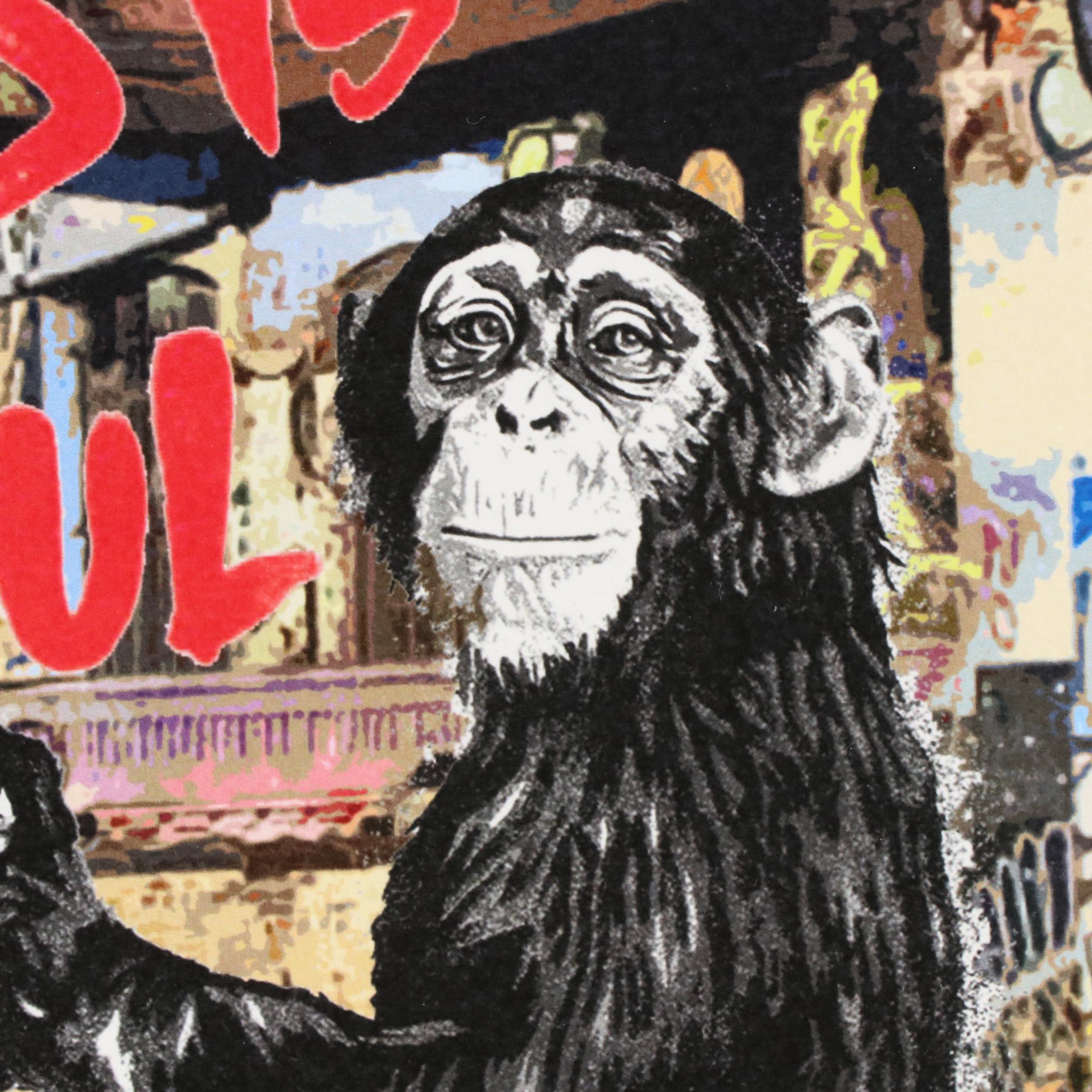 Death NYC Graphic Digital Print Featuring Mr. Brainwash, 2022