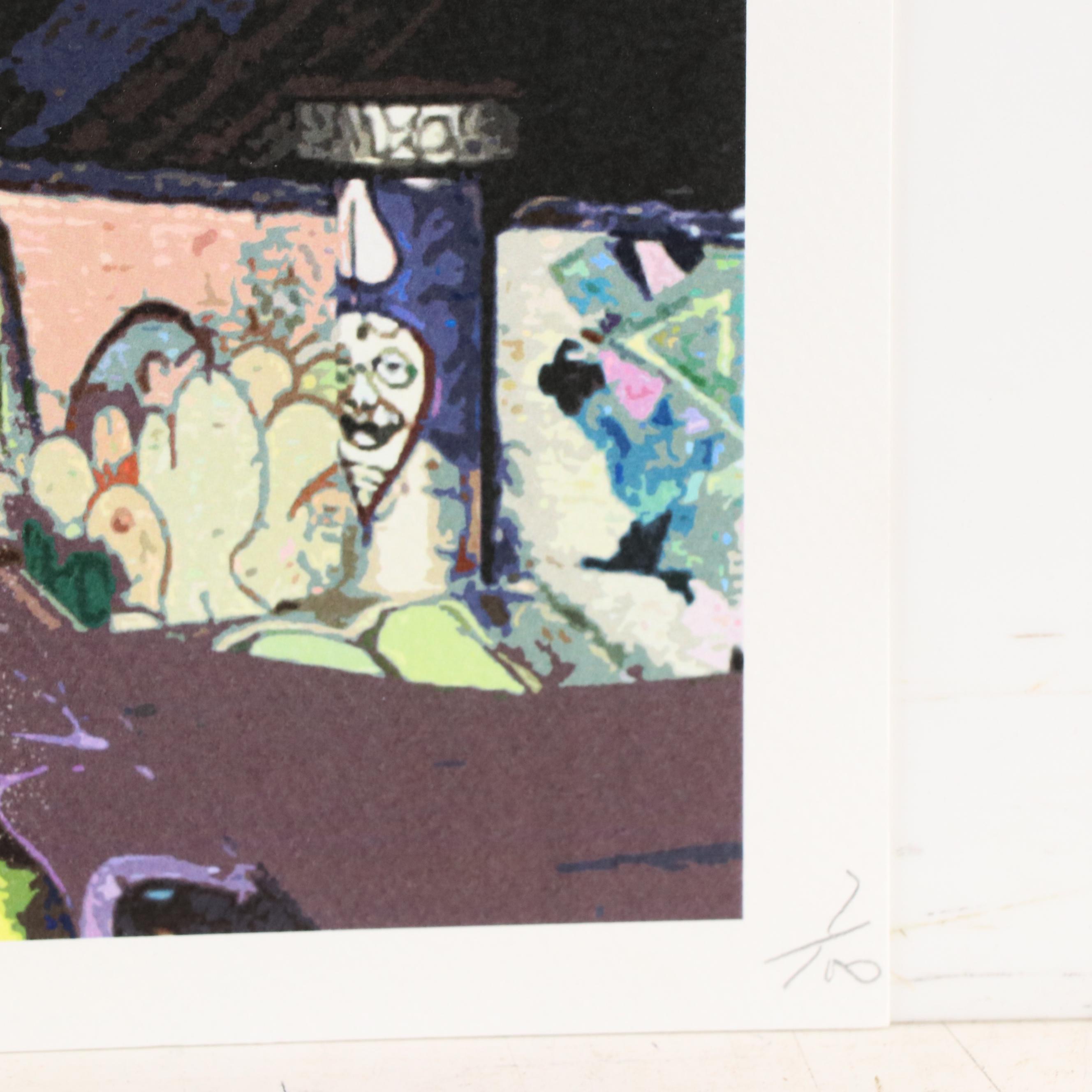 Death NYC Graphic Digital Print Featuring Mr. Brainwash, 2022