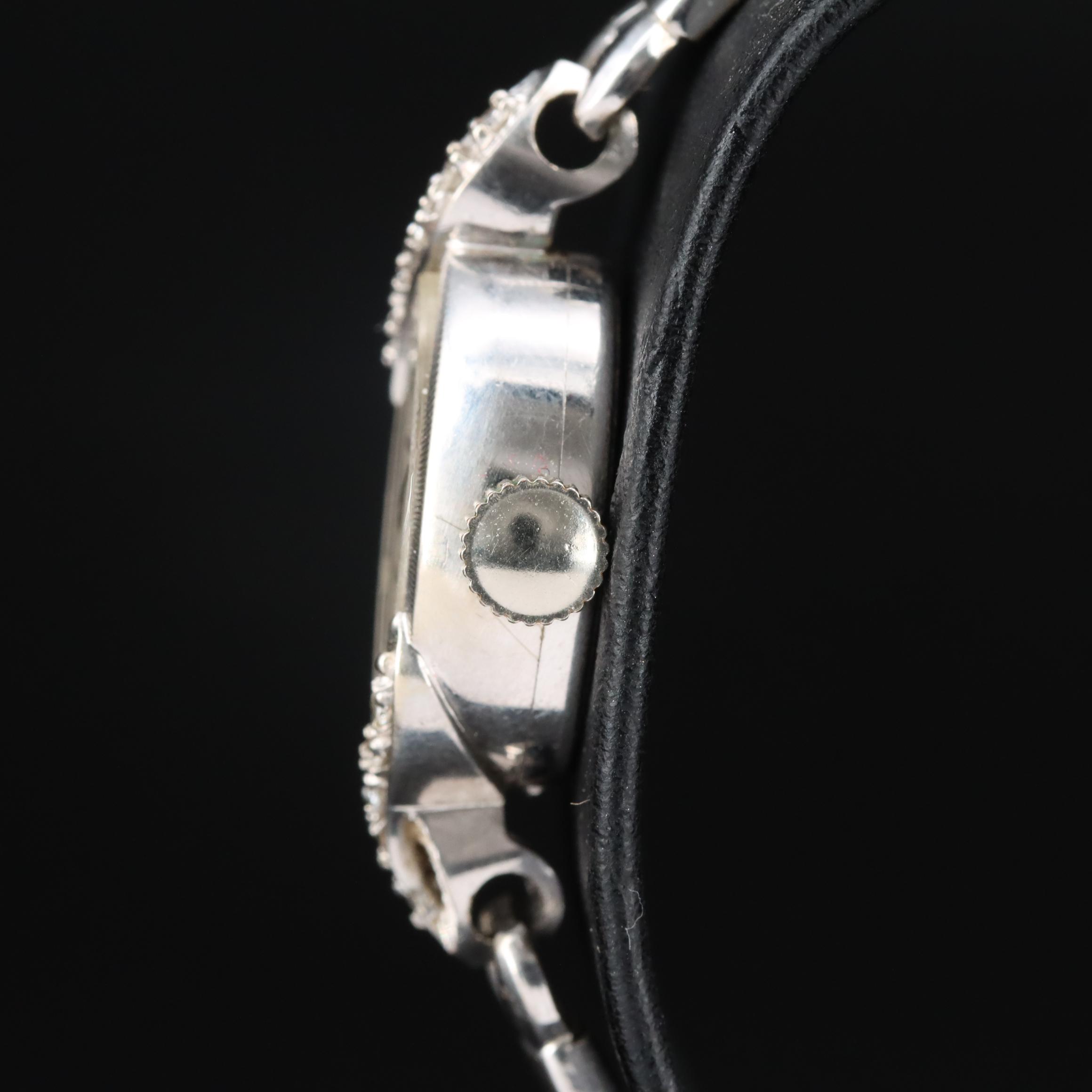 Wittnauer Geneve 14K Diamond Accented Watch