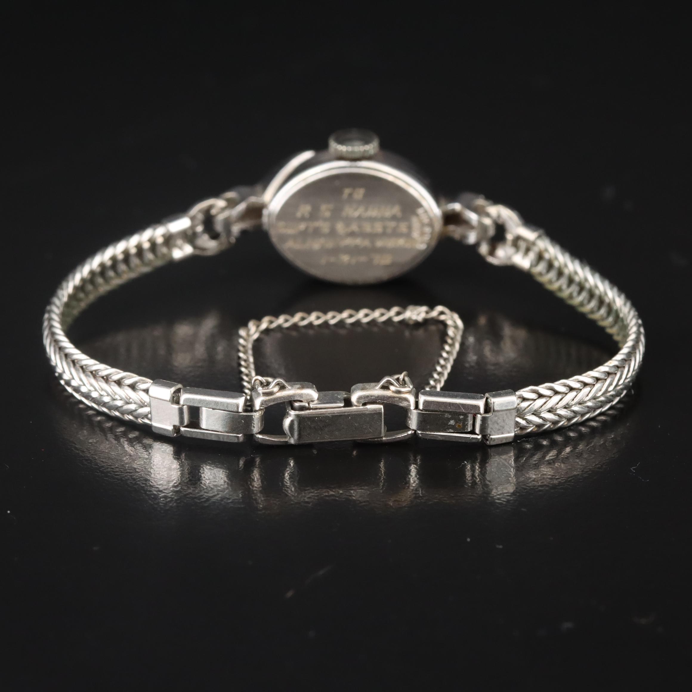 Wittnauer Geneve 14K Diamond Accented Watch