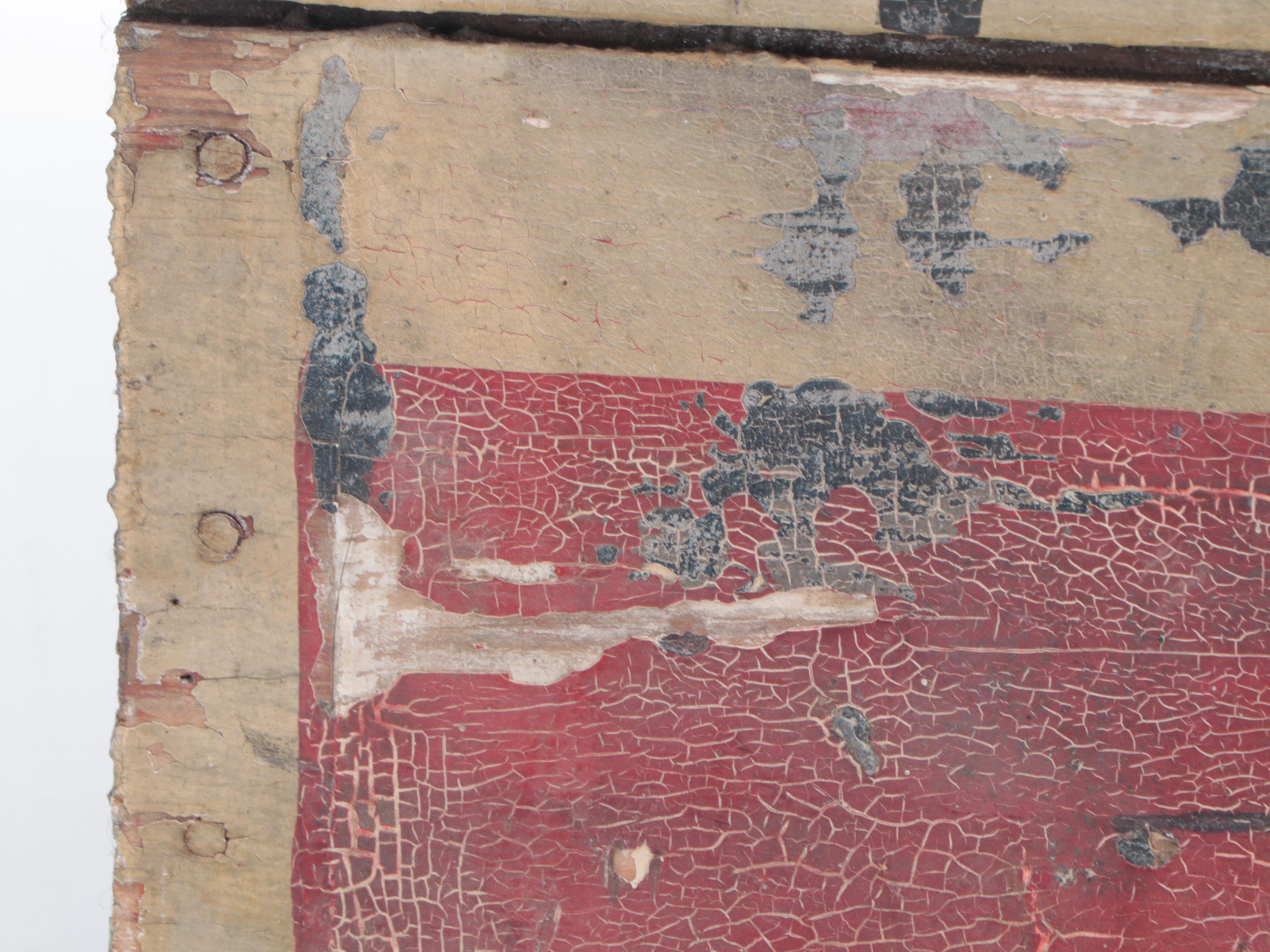 WPA Project Site Sign, Great Depression Era Wooden, 1930s