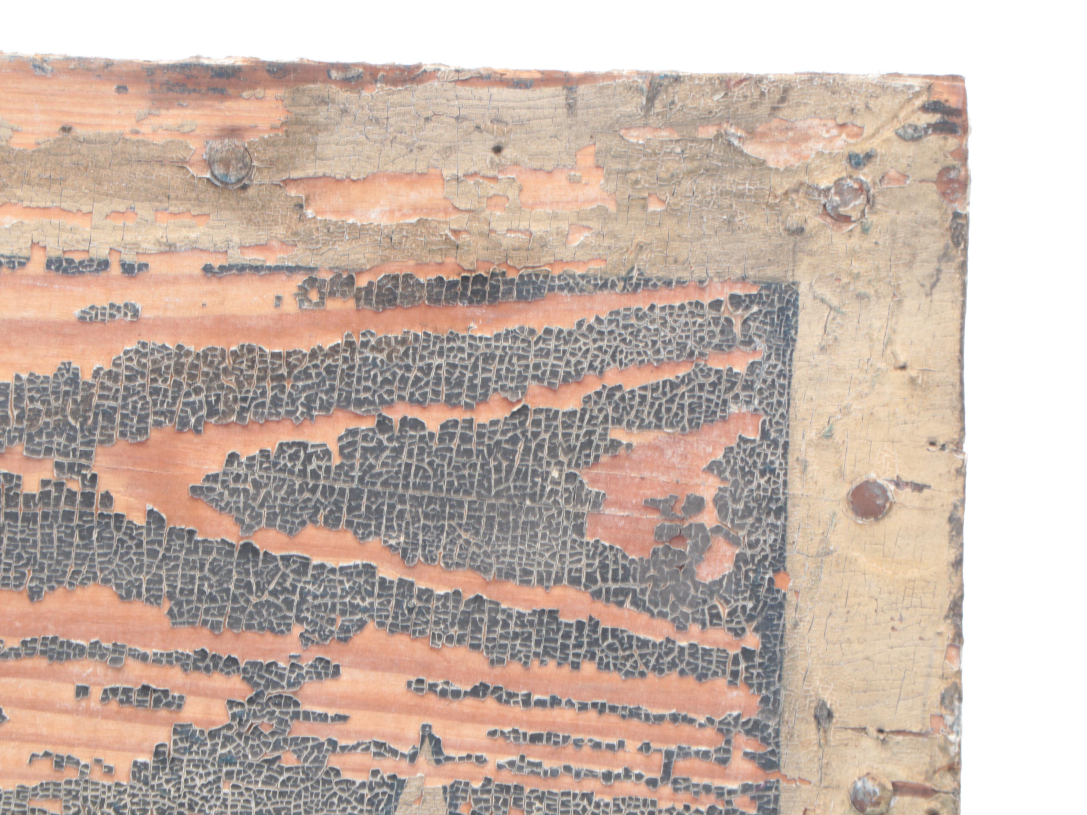 WPA Project Site Sign, Great Depression Era Wooden, 1930s