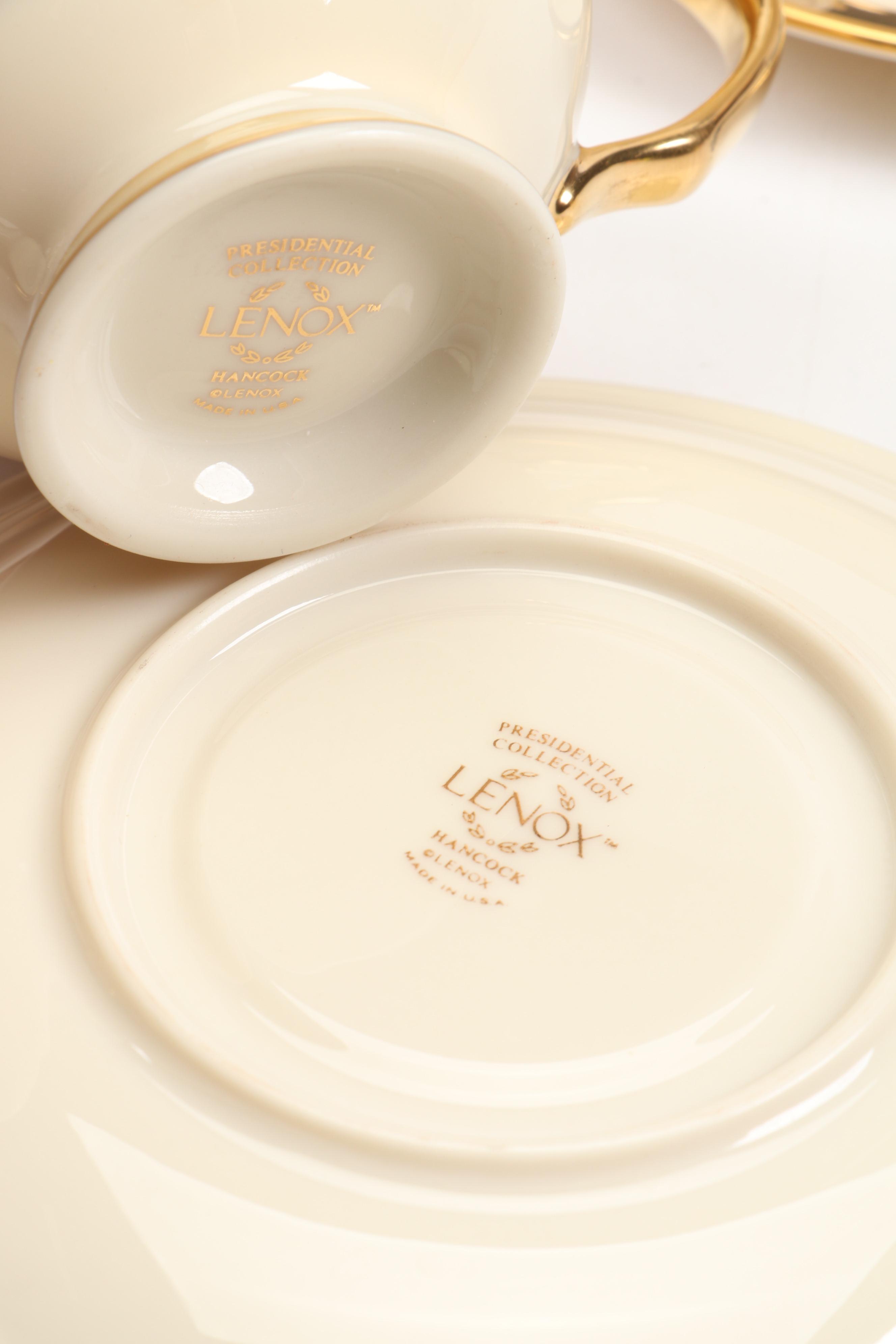 Lenox Presidential Collection "Hancock" Bone China Dinnerware, 1988–2021