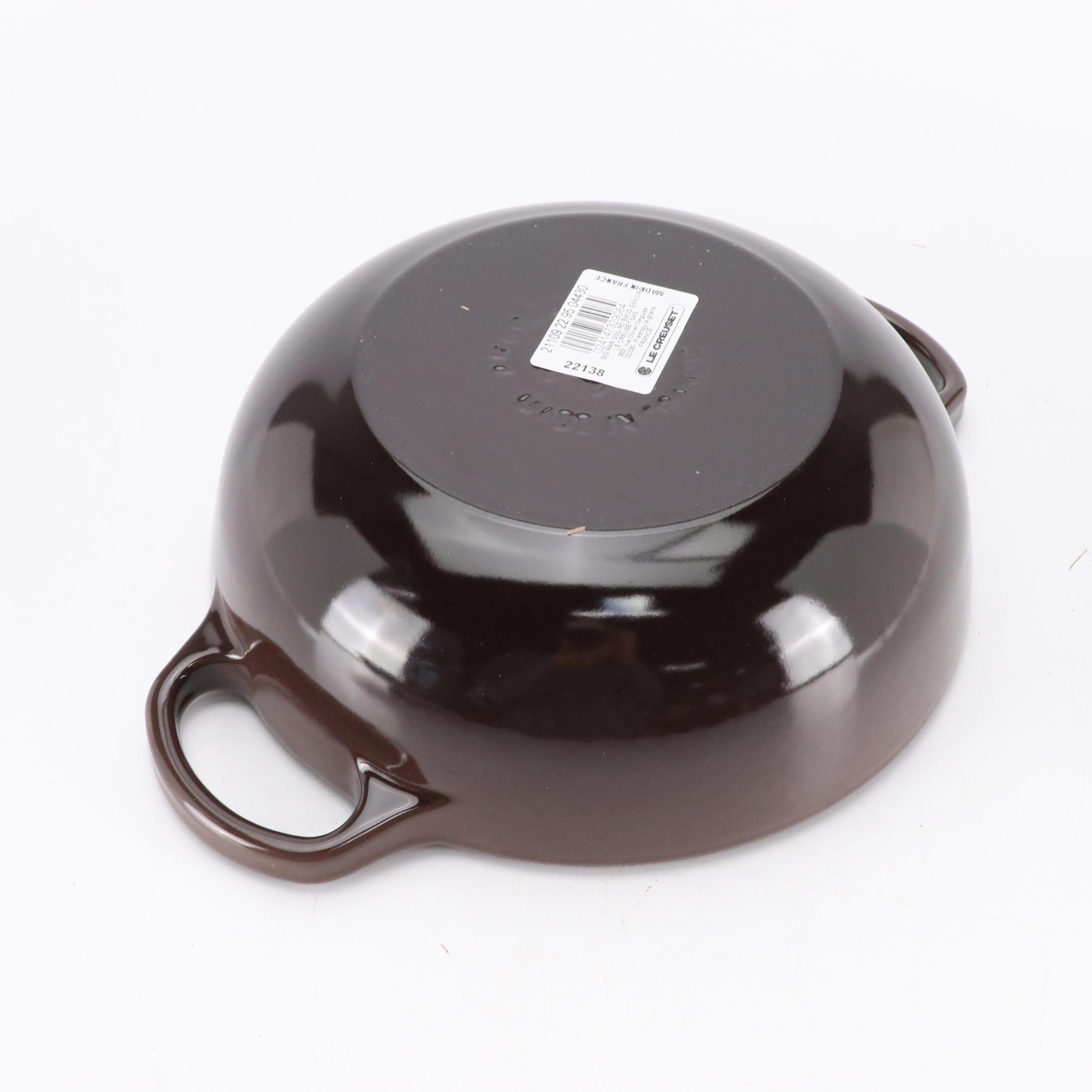 Le Creuset 2.5 QT Ganache Enameled Cast Iron Signature Round Stew Pot