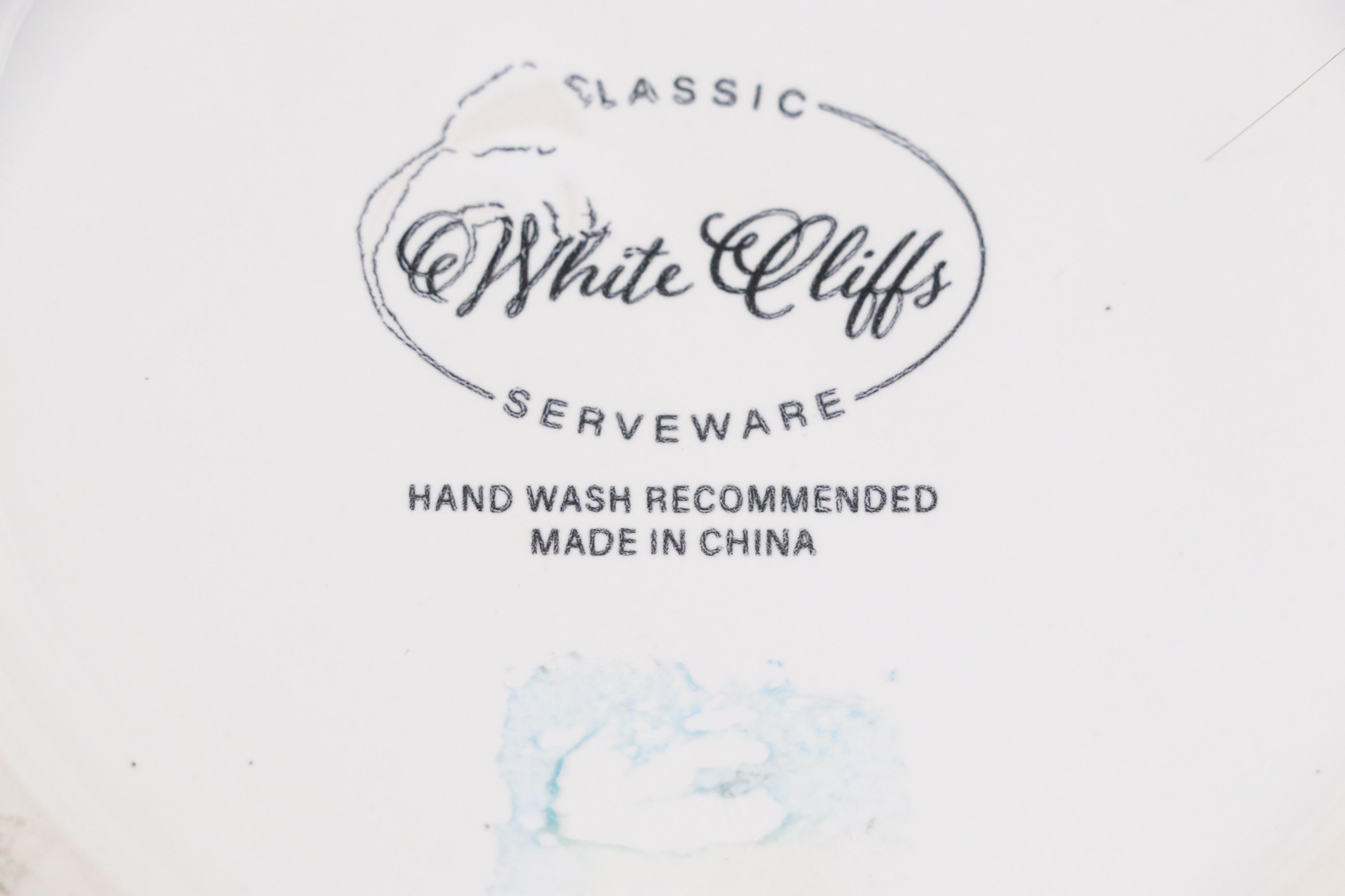 IKEA Ceramic Oval Serving Platters with More Ceramic Serveware and Placemats