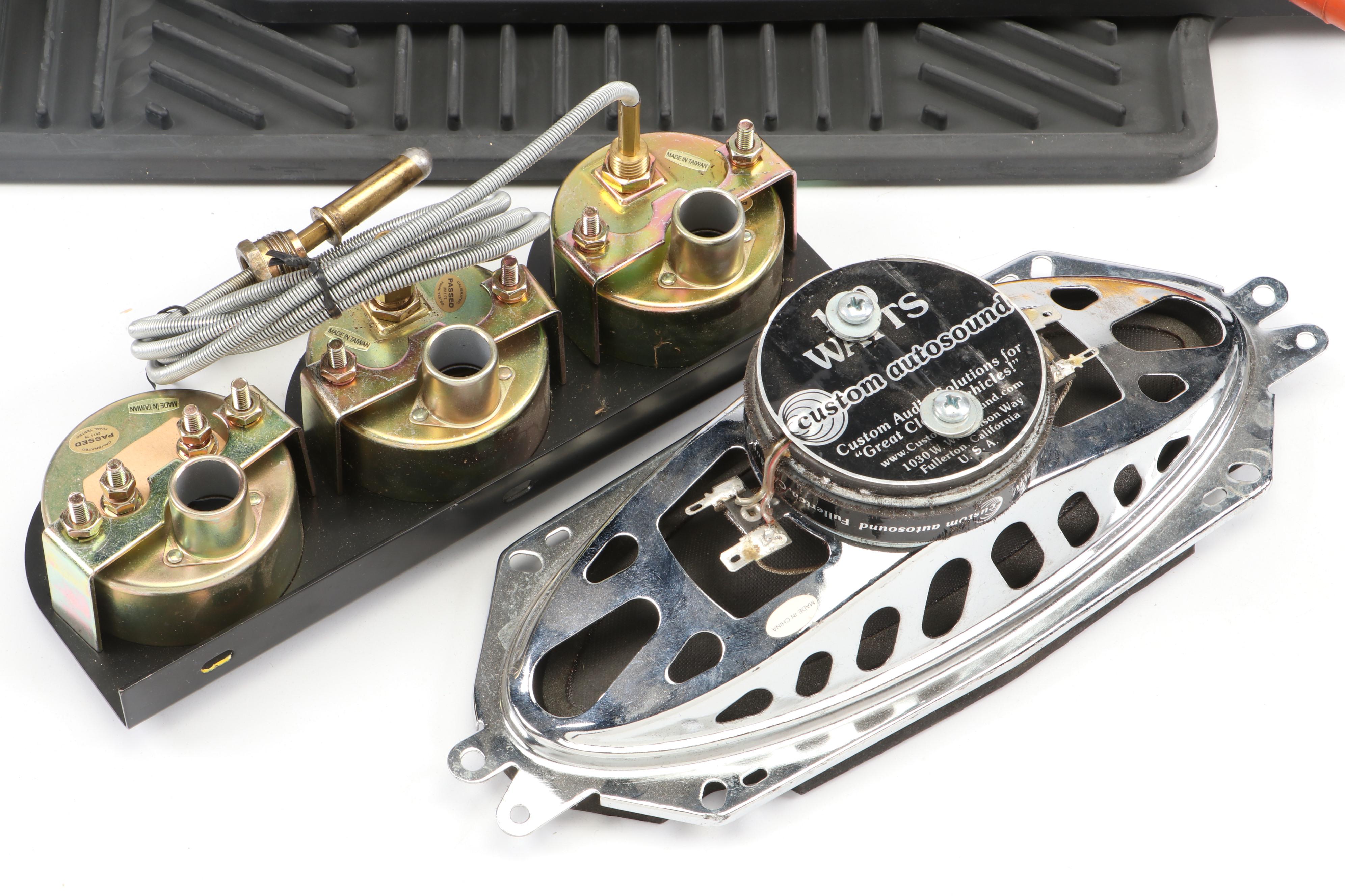 Spal Fans with Custom Autosound Speaker and More Automotive Parts